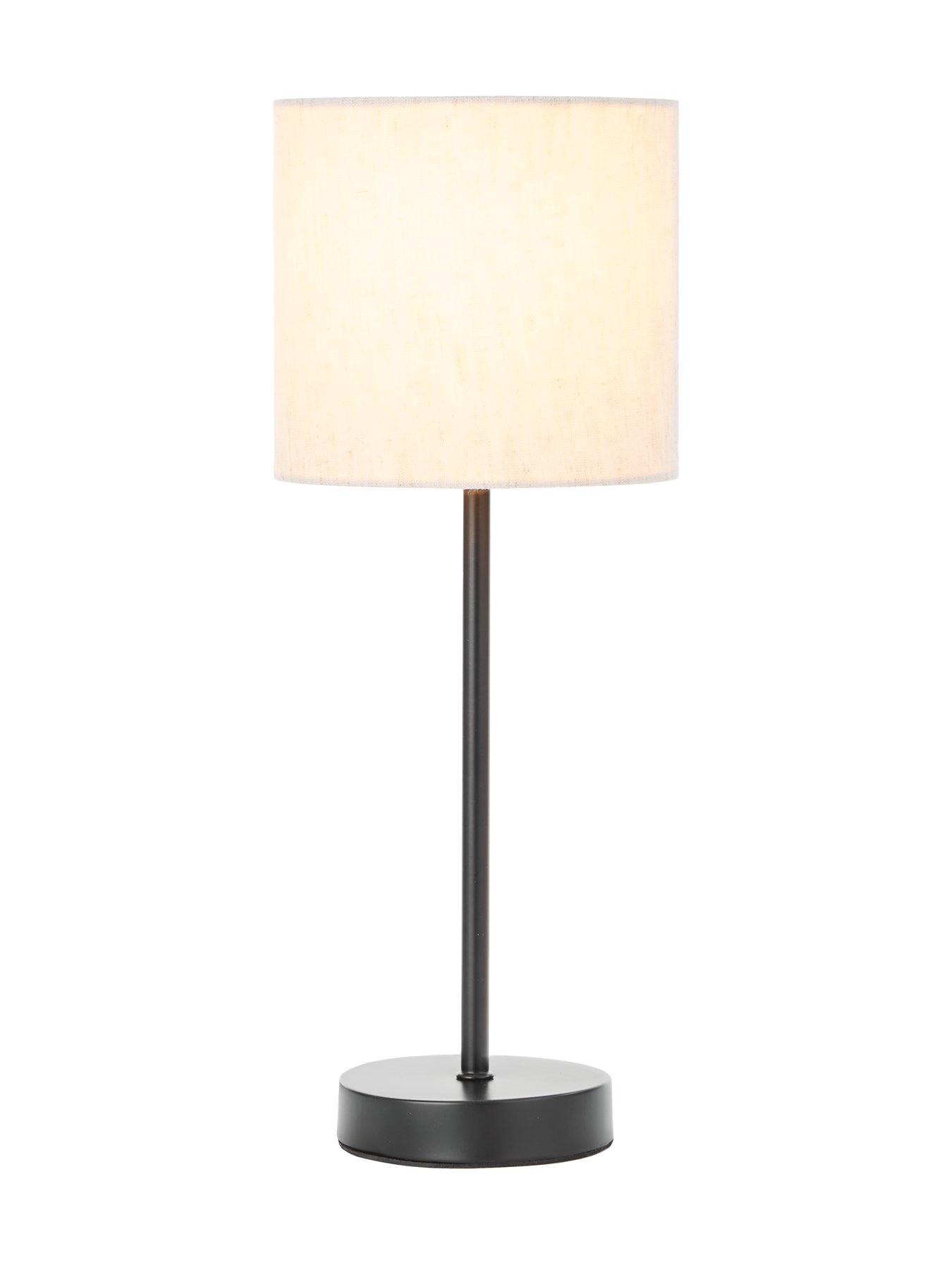  image of the-very-collection-langley-table-lamp-naturalblack