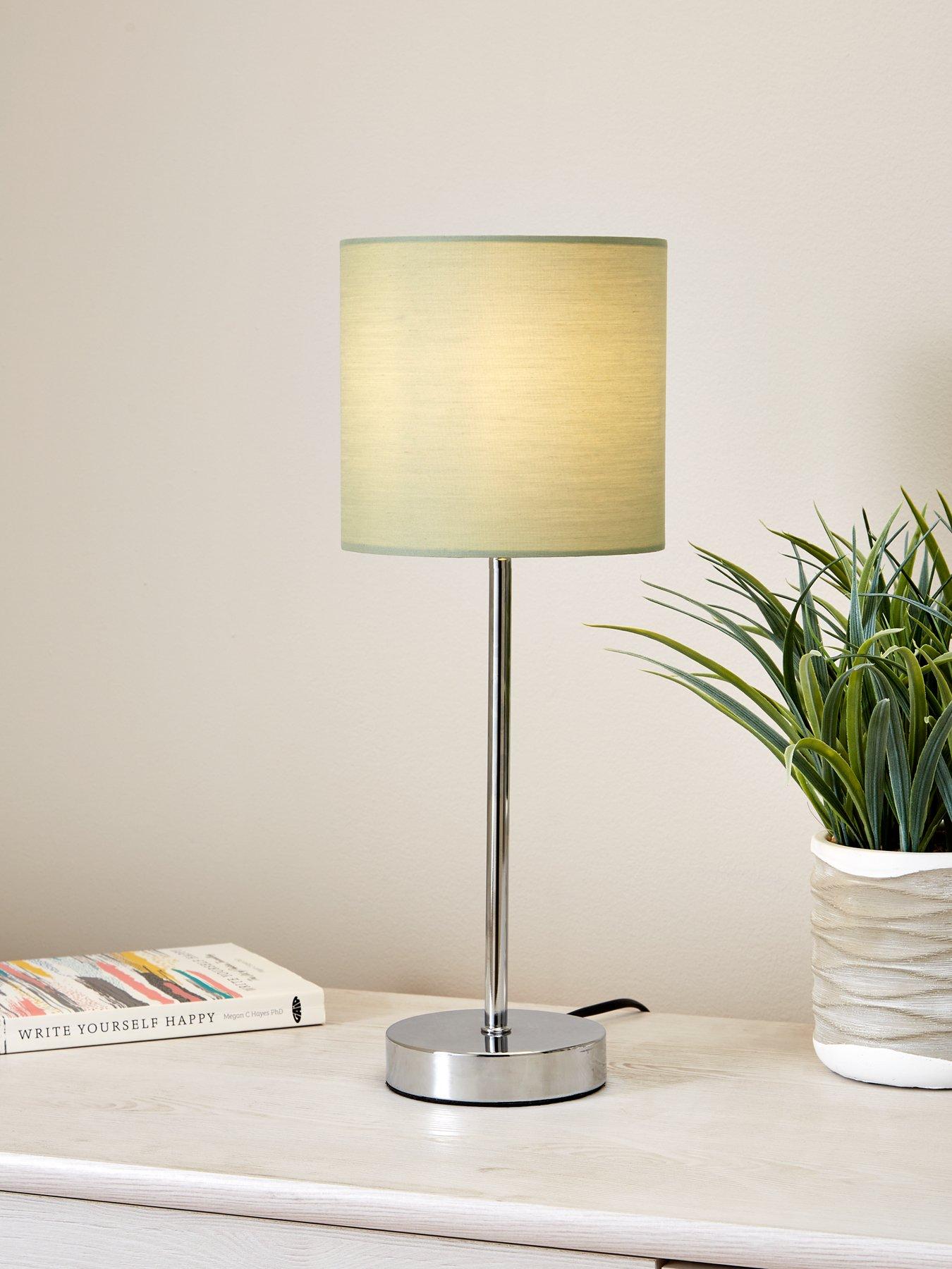 The Very Collection Langley Table Lamp - Sage