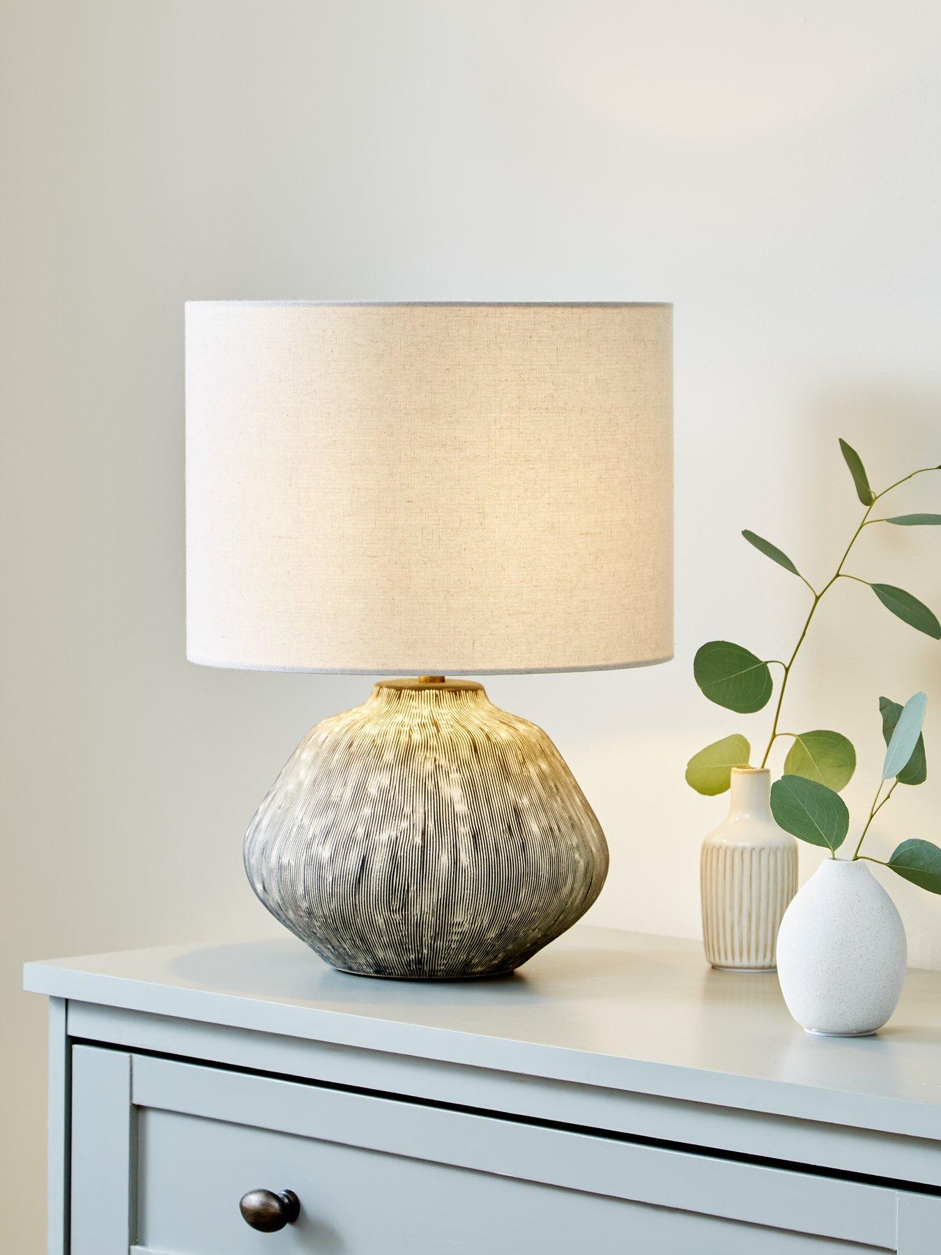 The Very Collection Scratch Ceramic Table Lamp