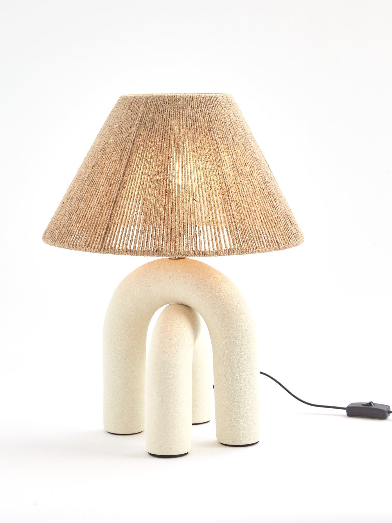 Image 3 of 5 of The Very Collection Aila Ceramic Table Lamp
