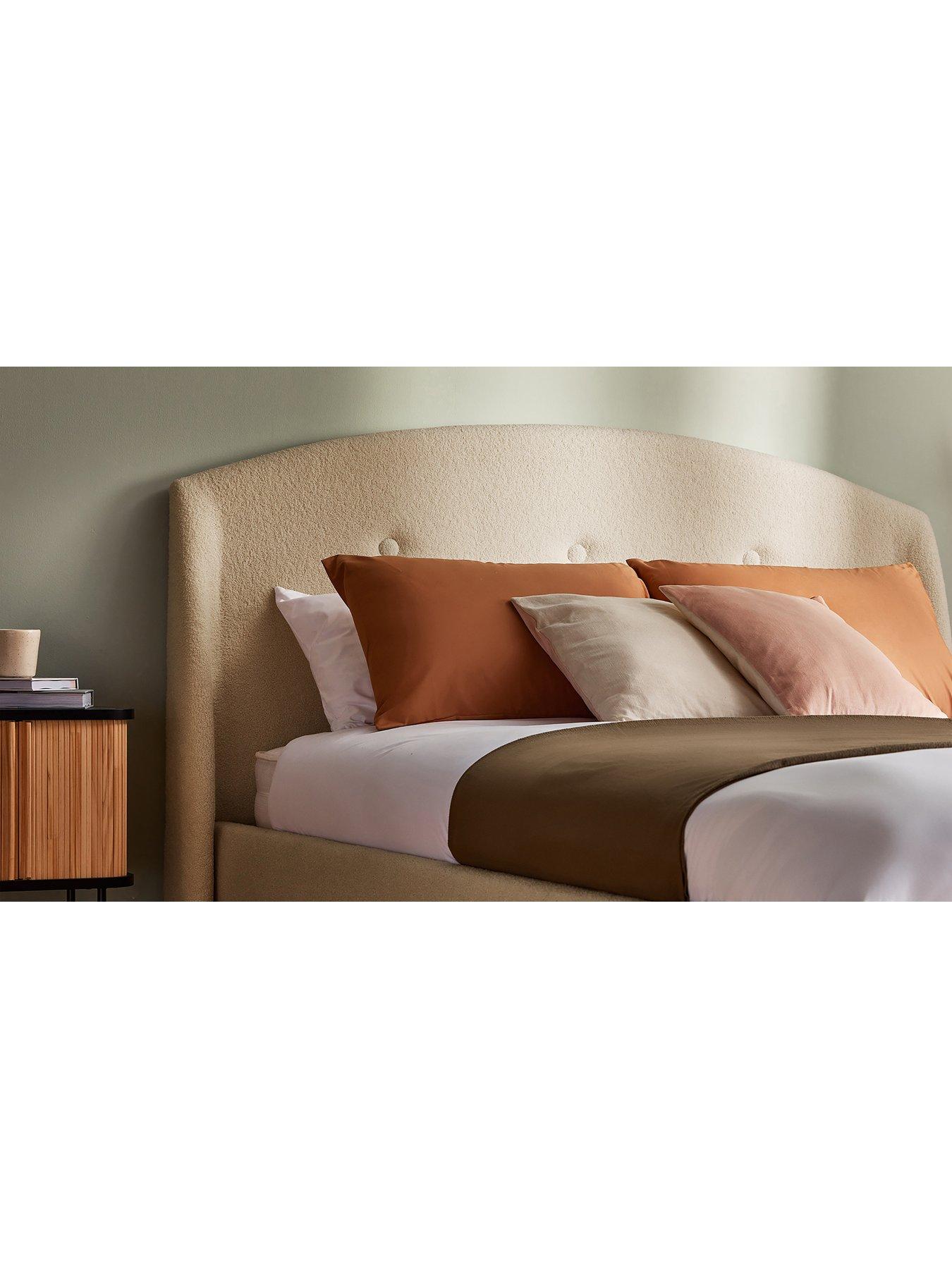  image of silentnight-evana-boucle-bed-frame