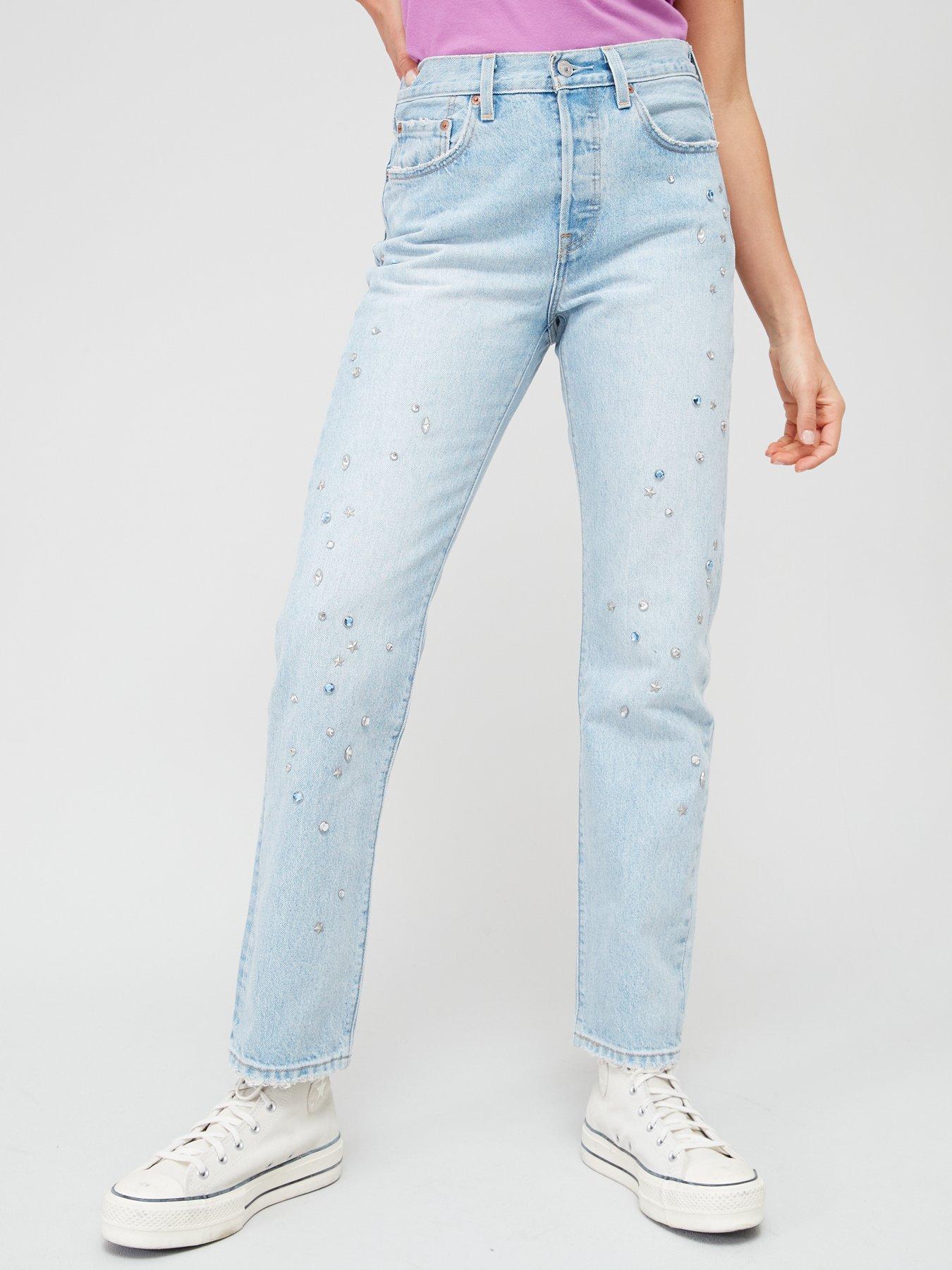 undefined 501® Straight Leg Jean - Bling Blau - Blue
