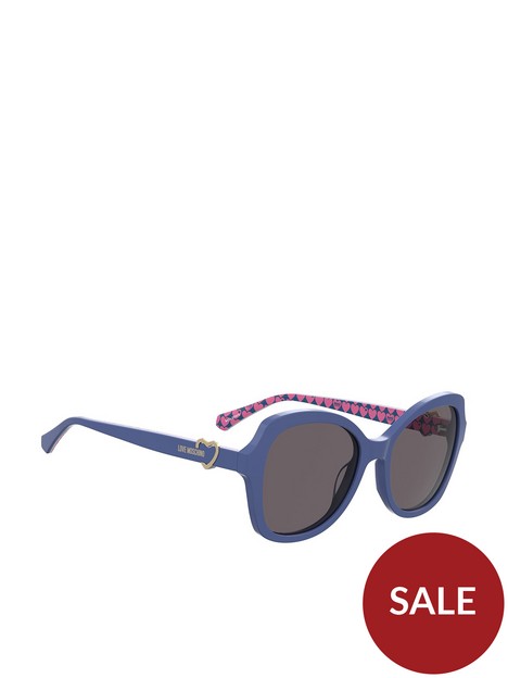 love-moschino-oval-heart-detail-sunglasses-blue