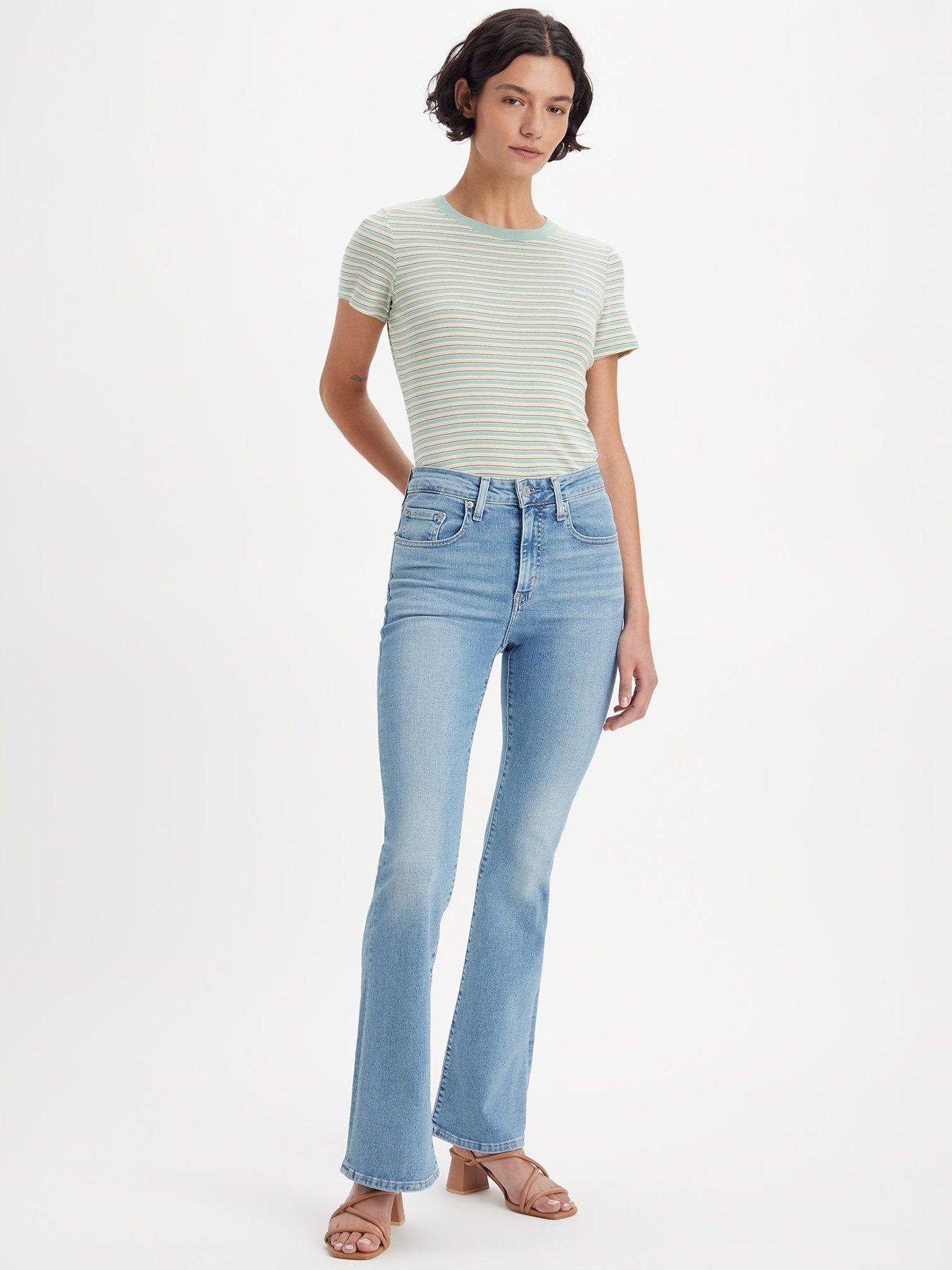 undefined 726™ High Rise Flare Jeans - Blue Wave Light