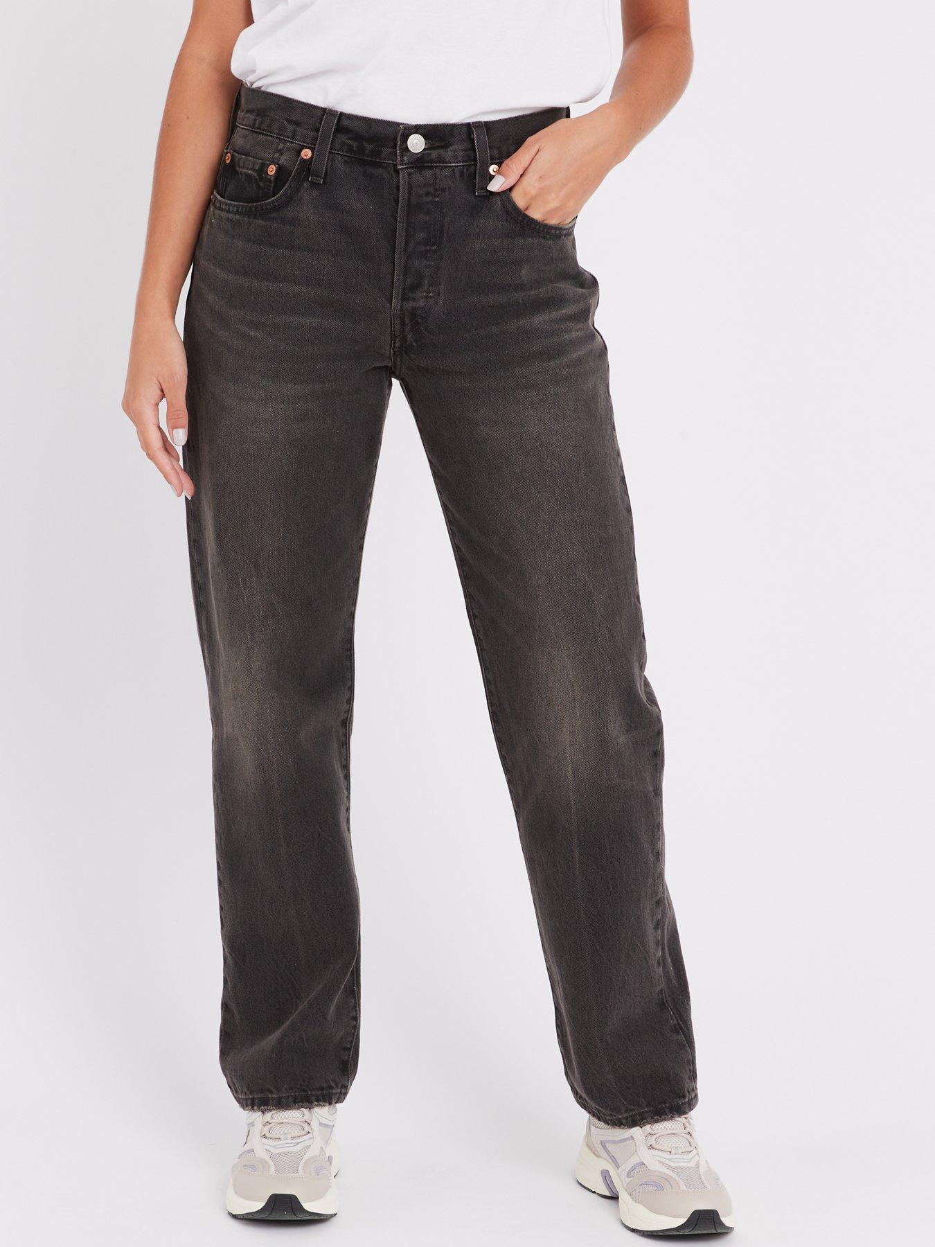 New Look Black Ankle Grazing Hannah Straight Leg Jeans