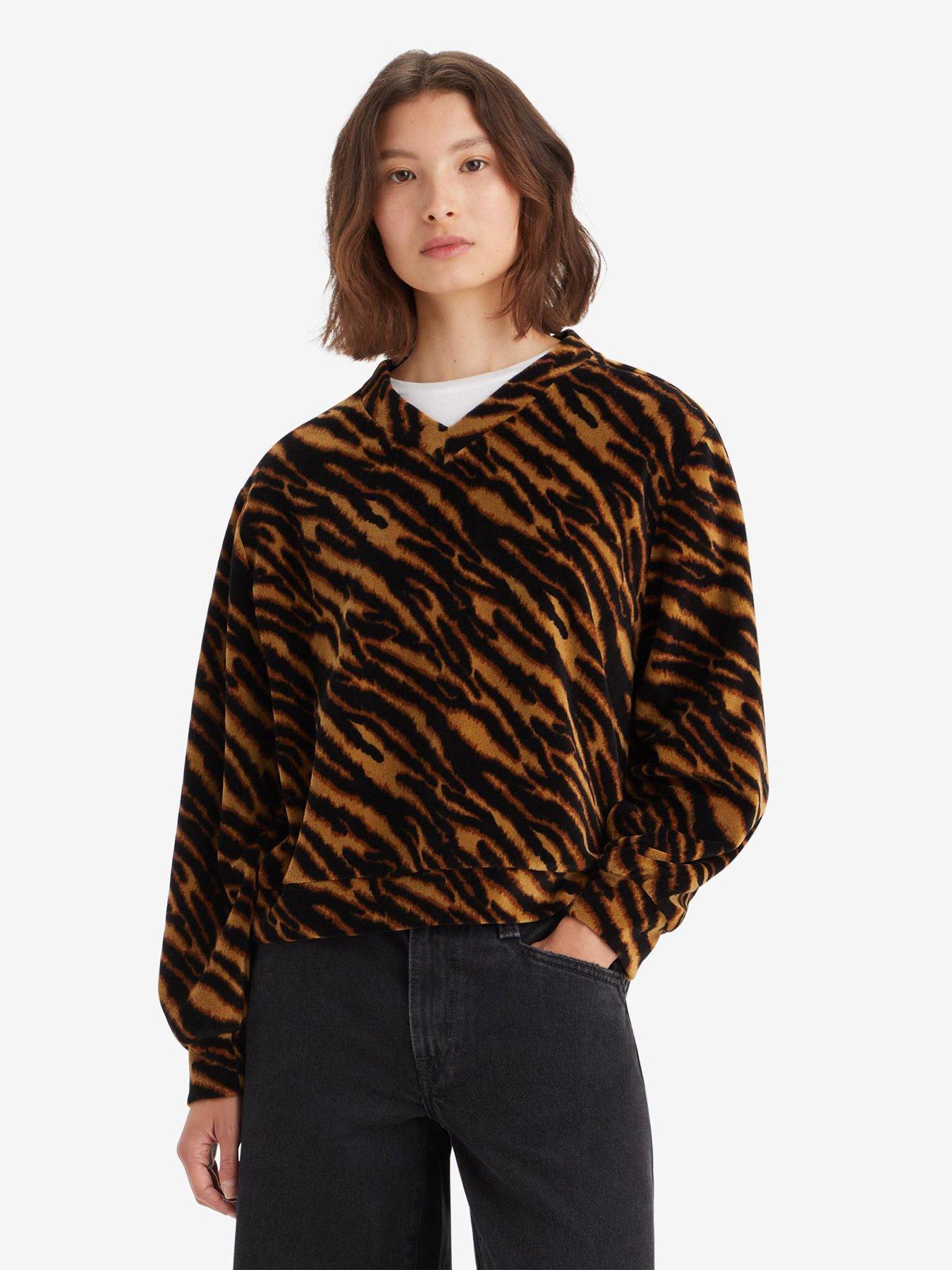 Levi's Half Moon Pull Over Neutrals - Tiger Ikat Dijon