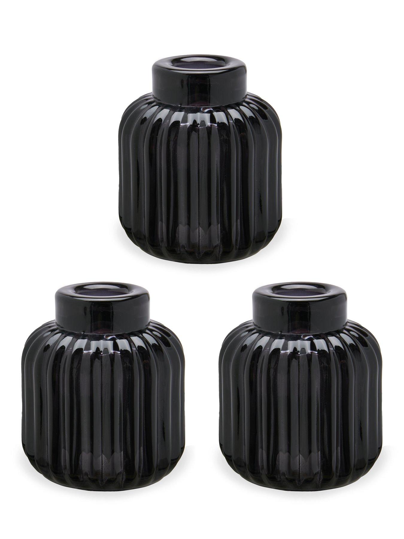 Image 2 of 5 of The Very Collection Set Of 3 Ribbed Candle Holders