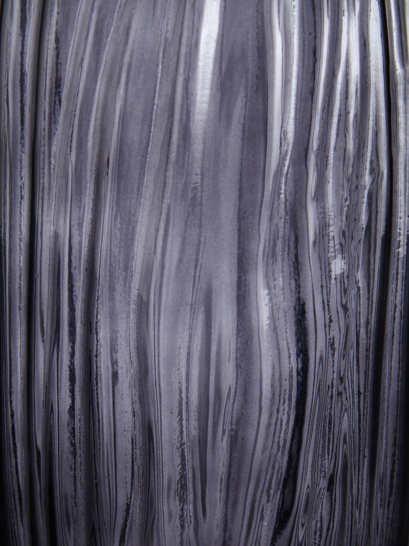  image of very-home-ribbed-glass-vase