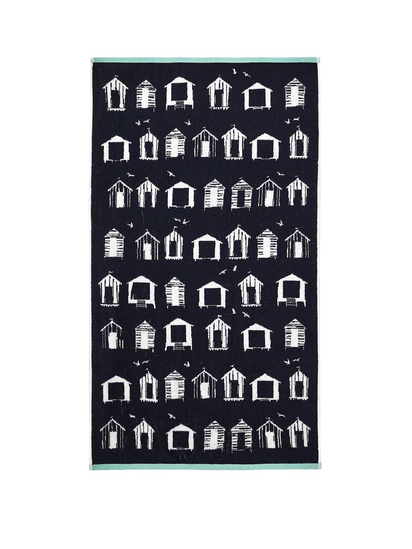 Fusion Beach Huts Reversible Towel Range