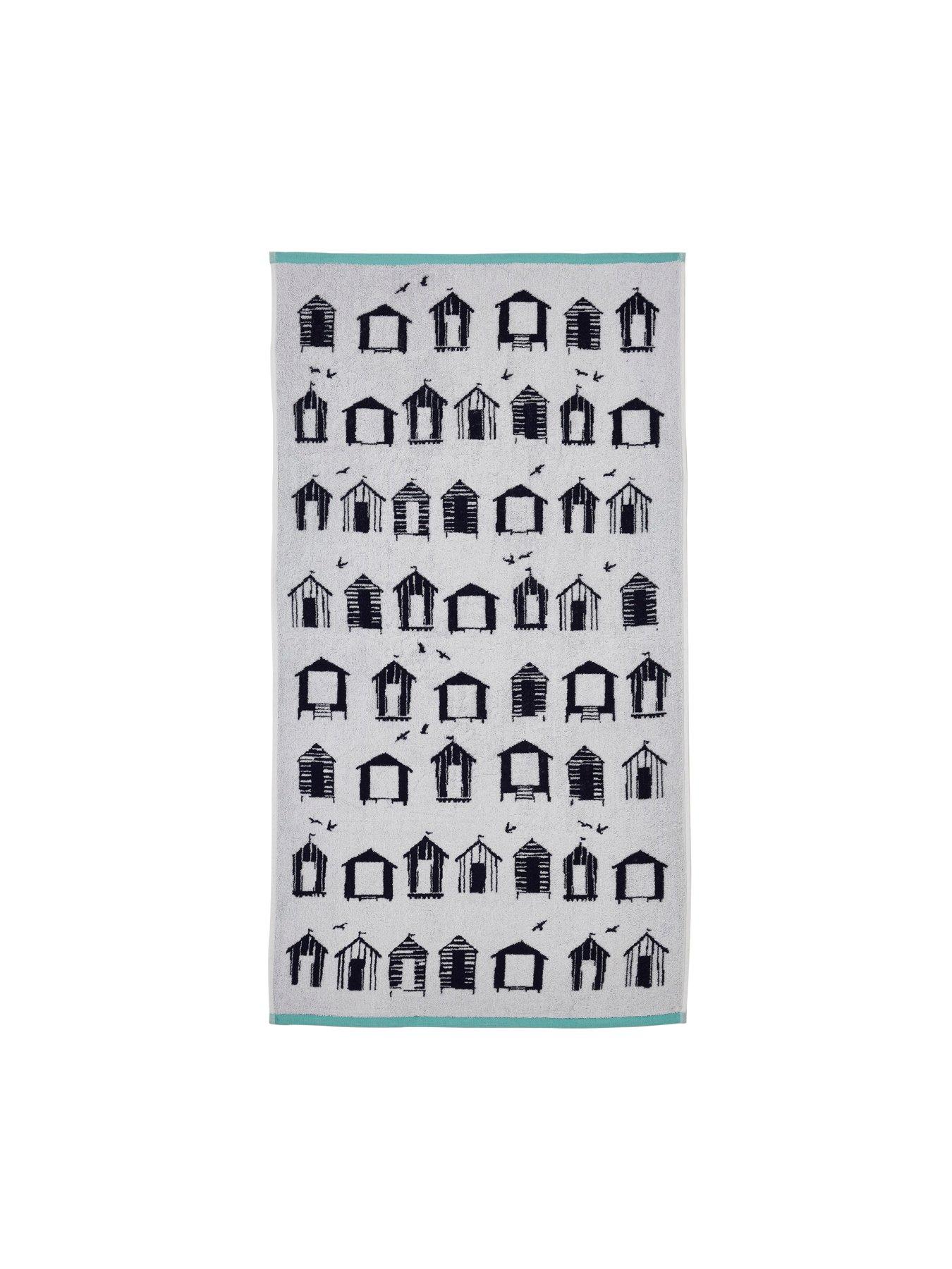 Fusion Beach Huts Reversible Towel Range