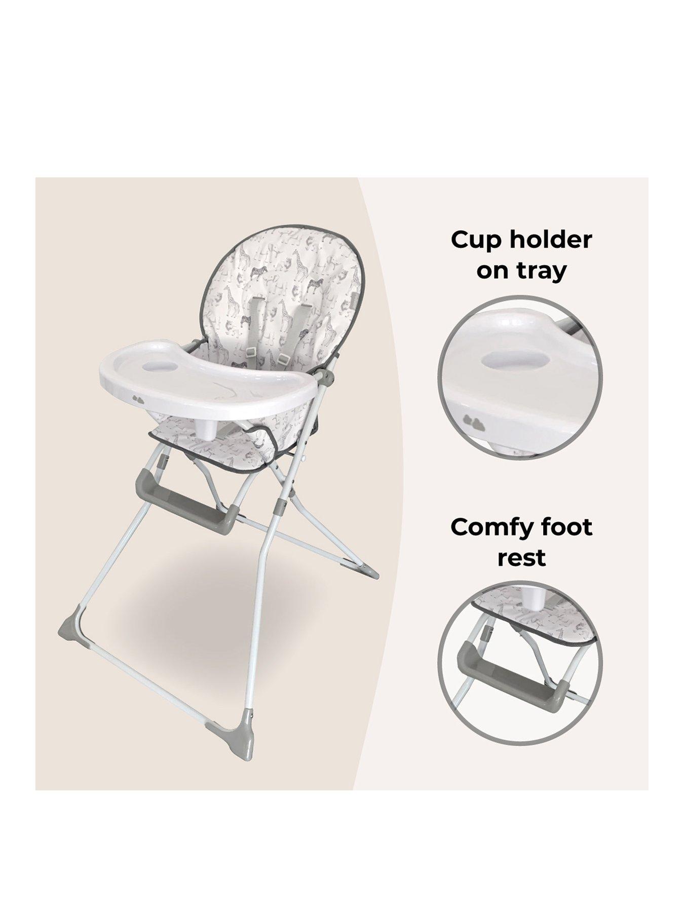  image of my-babiie-mbhc1-compact-highchair-safari