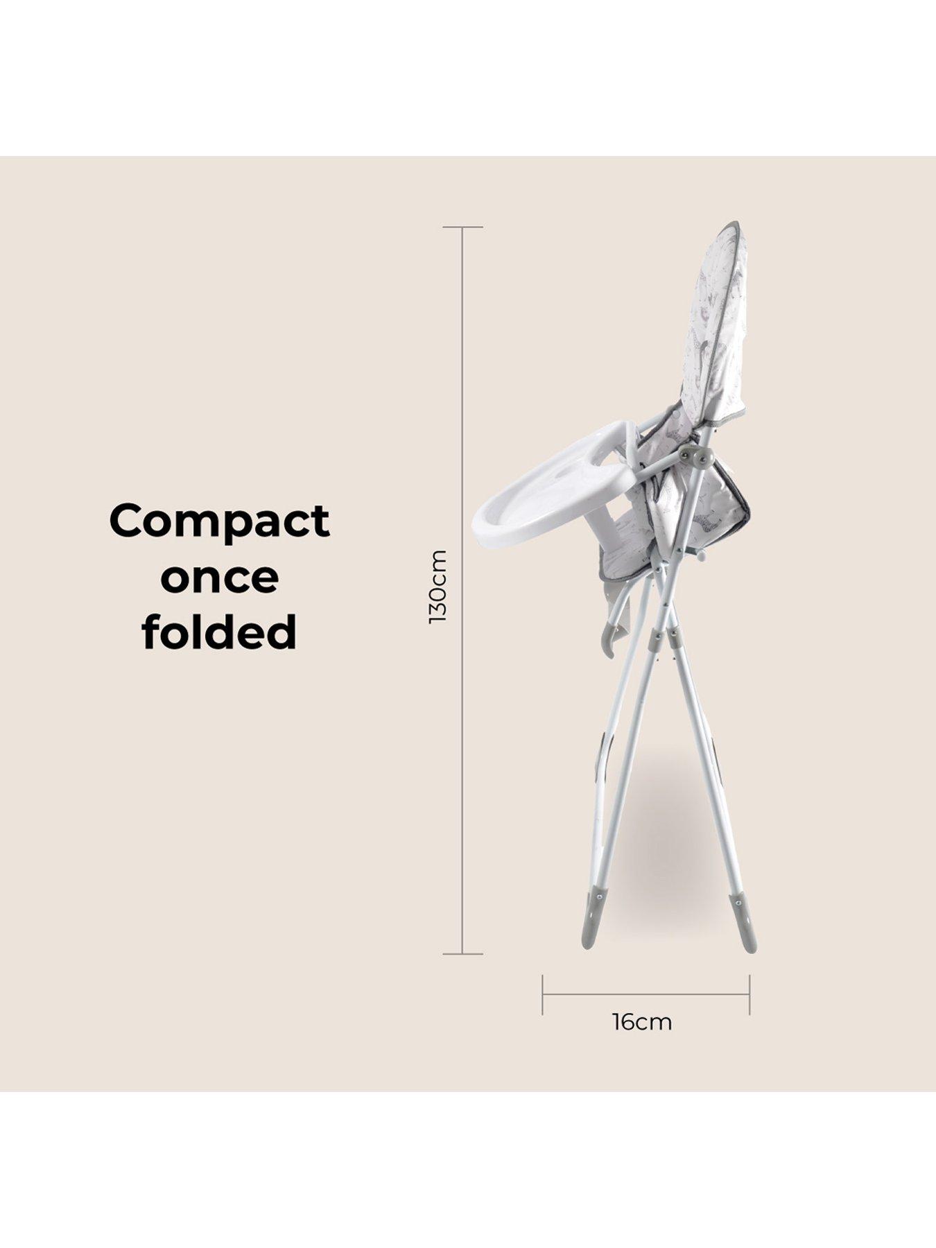  image of my-babiie-mbhc1-compact-highchair-safari