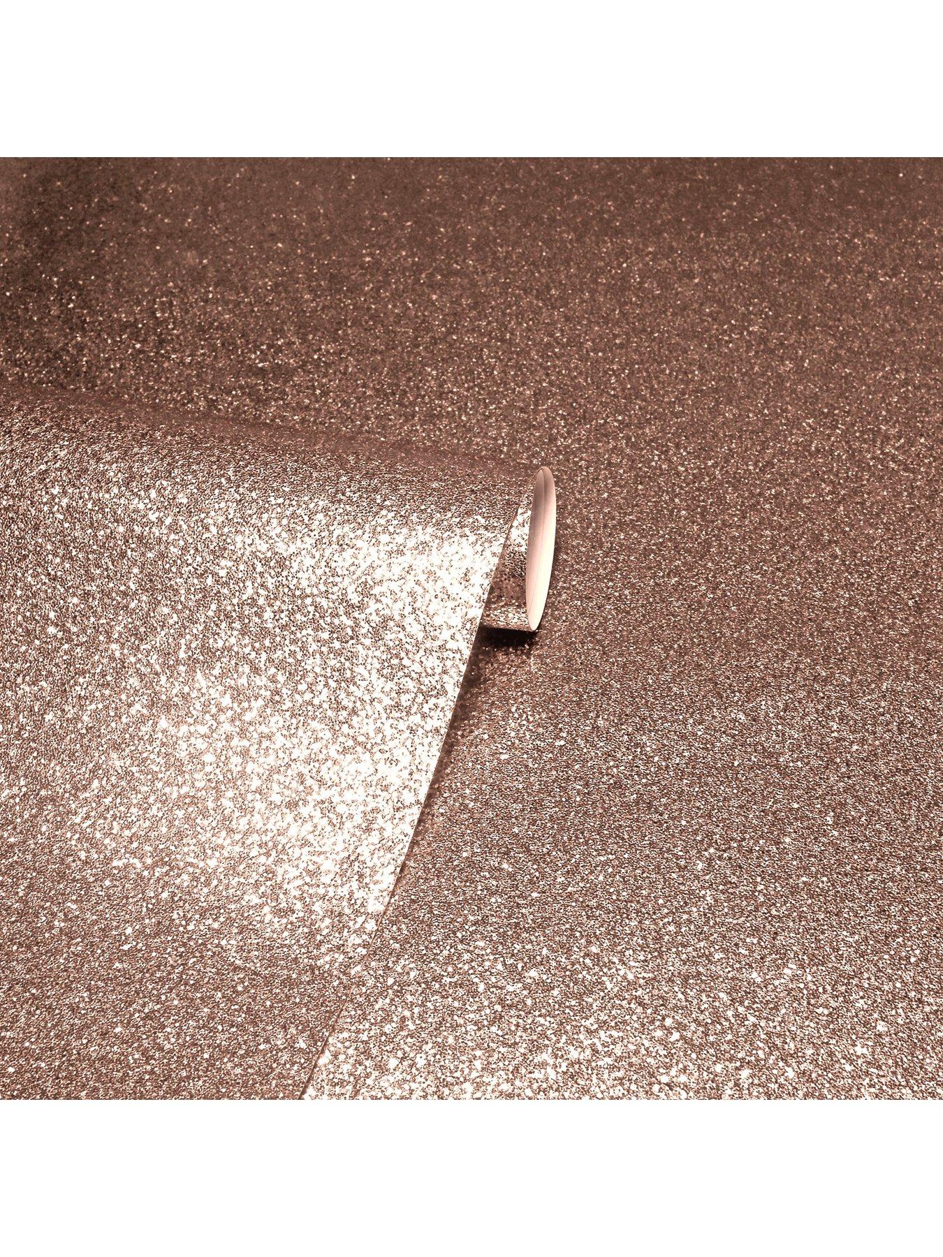  image of arthouse-sequin-sparkle-rose-gold-wallpaper