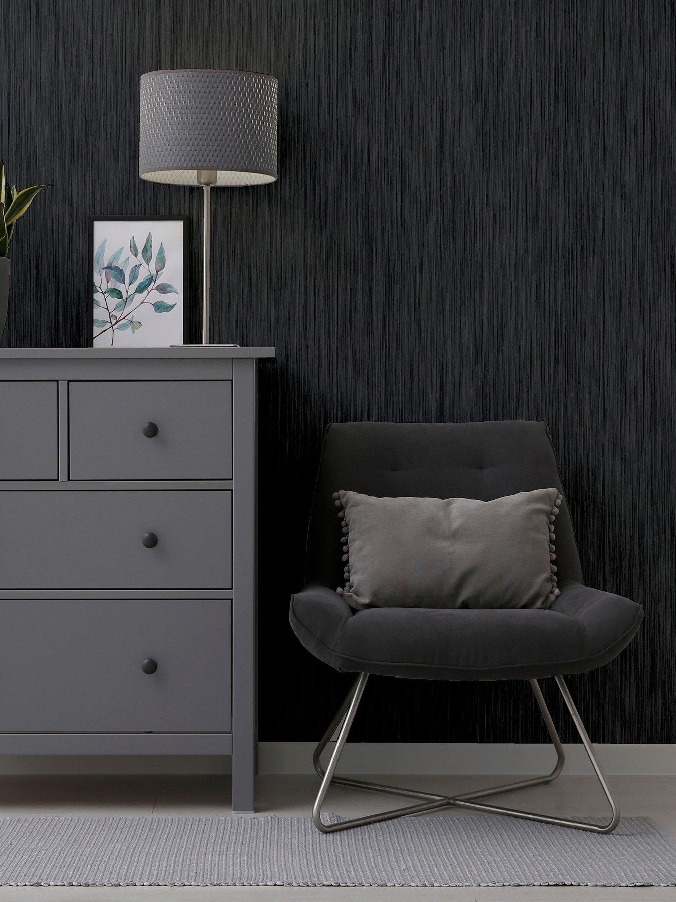  image of arthouse-stardust-black-wallpaper