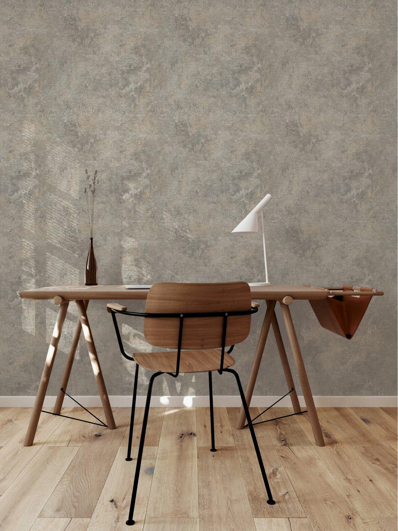 undefined Modern Raffia Natural Wallpaper