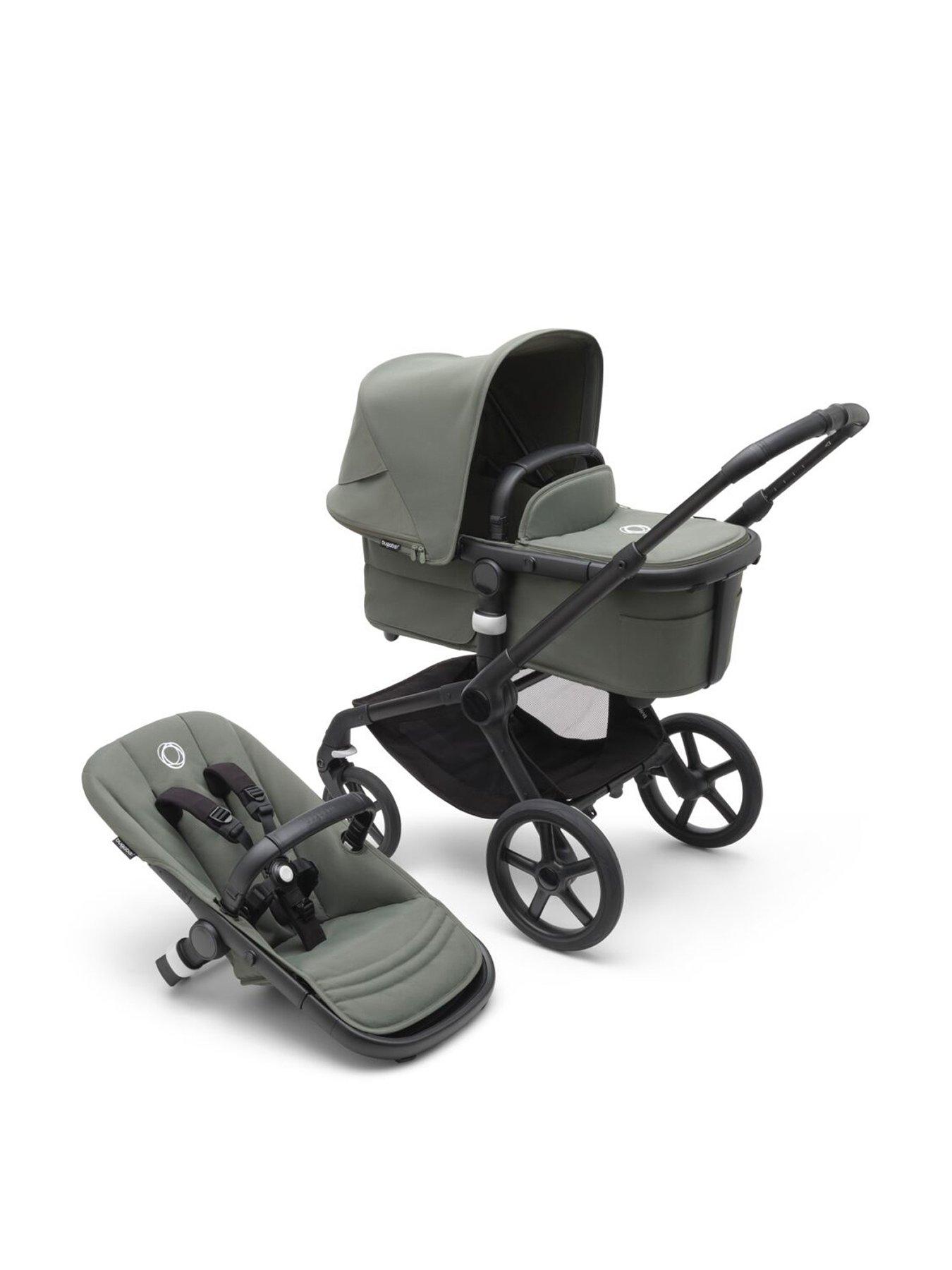 undefined Fox 5 Complete Stroller - Black/Forest Green/Forest Green