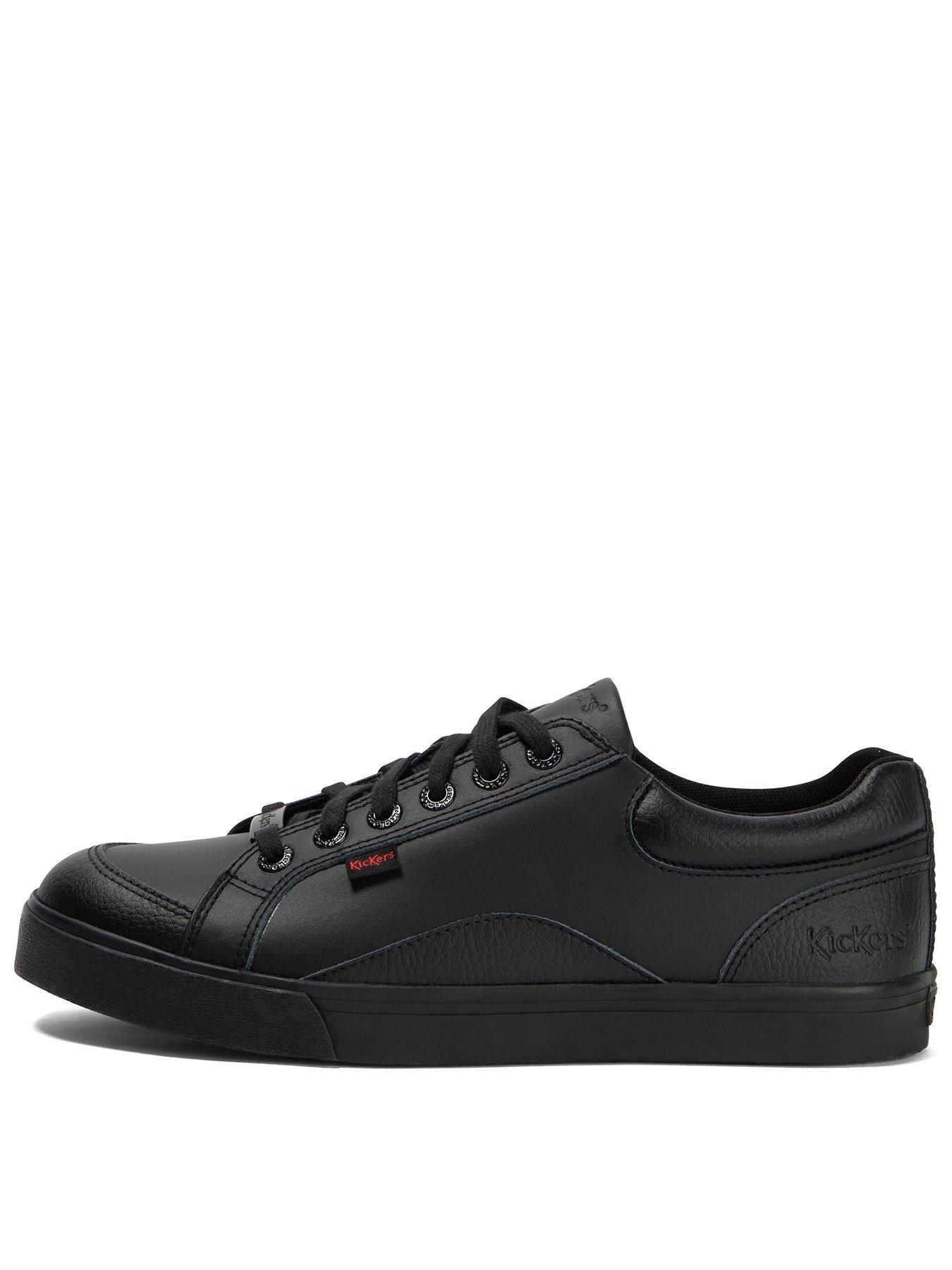 Kickers Tovni Lo Mix Shoe Black littlewoods