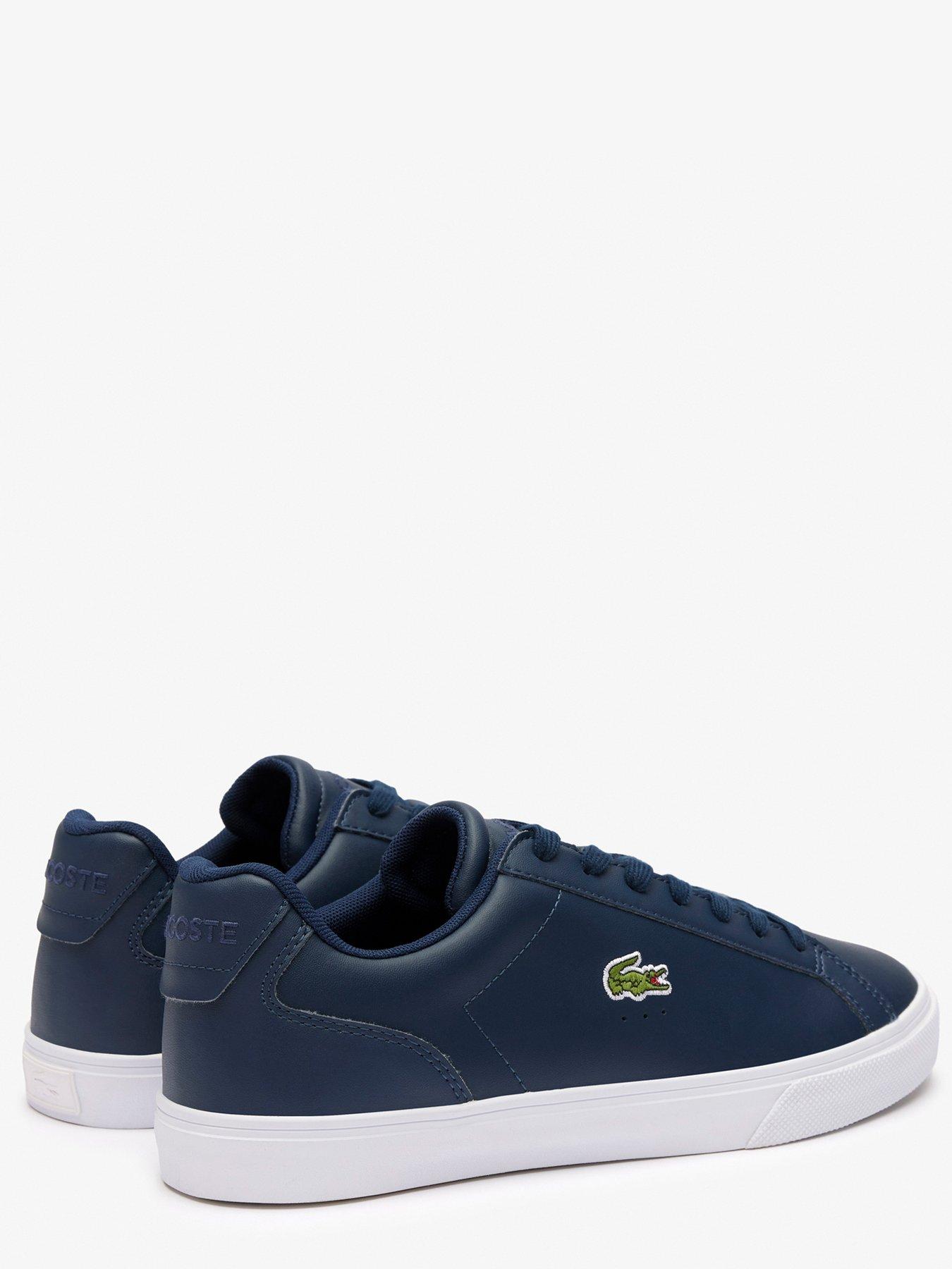 Mens blue hotsell lacoste trainers