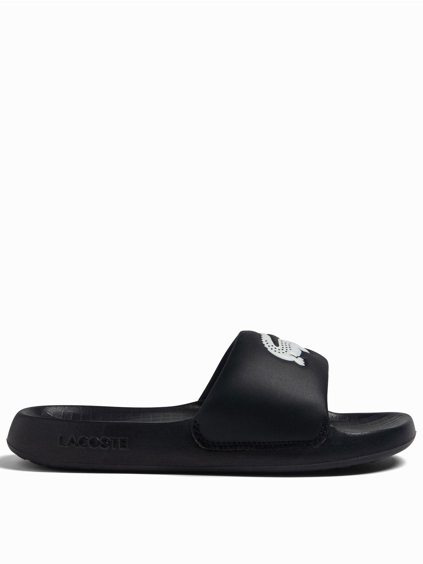 Lacoste Serve Slide 1.0 Black littlewoods