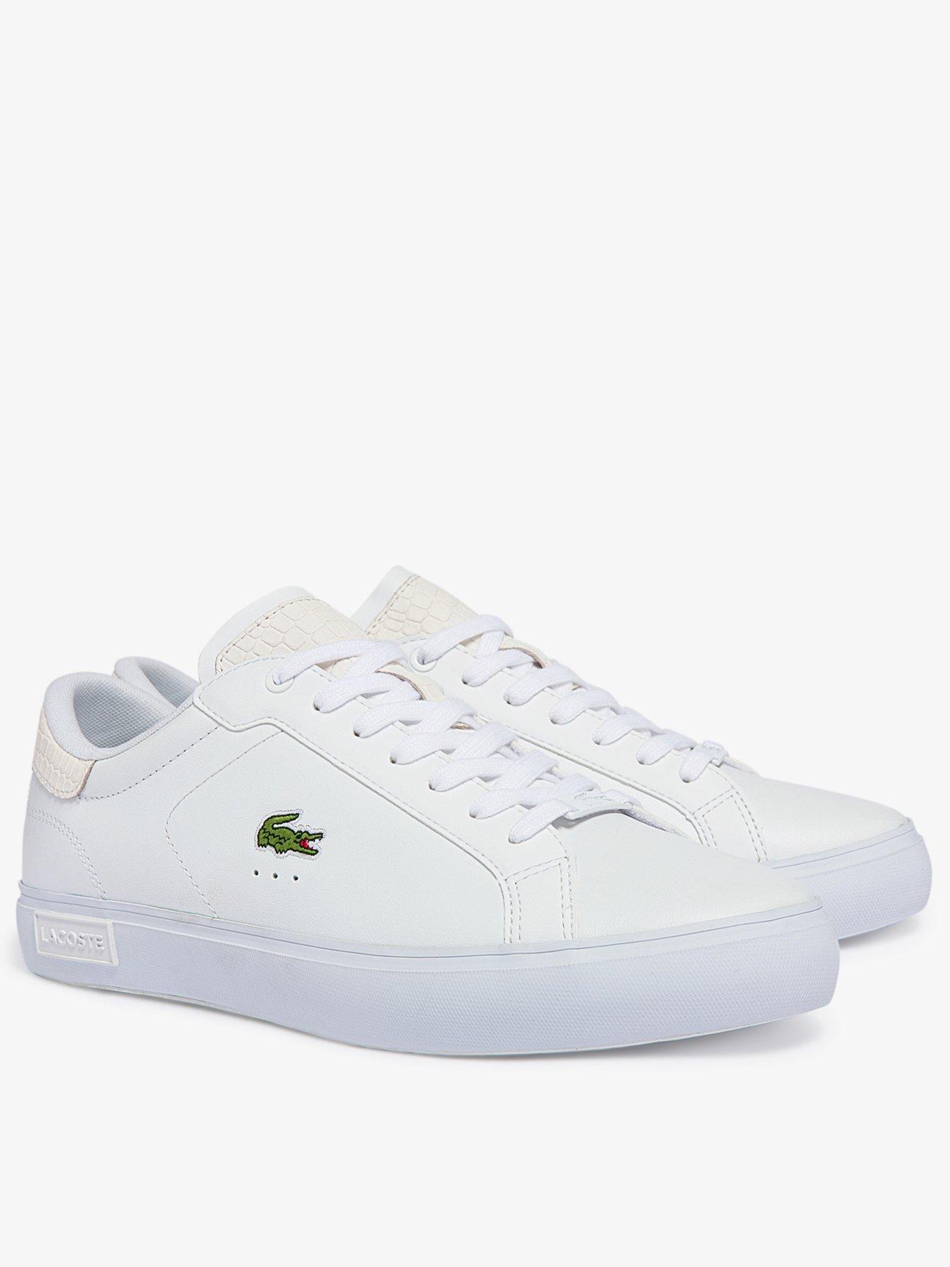 Lacoste Powercourt 1121 1 Sma Trainer - White | littlewoods.com