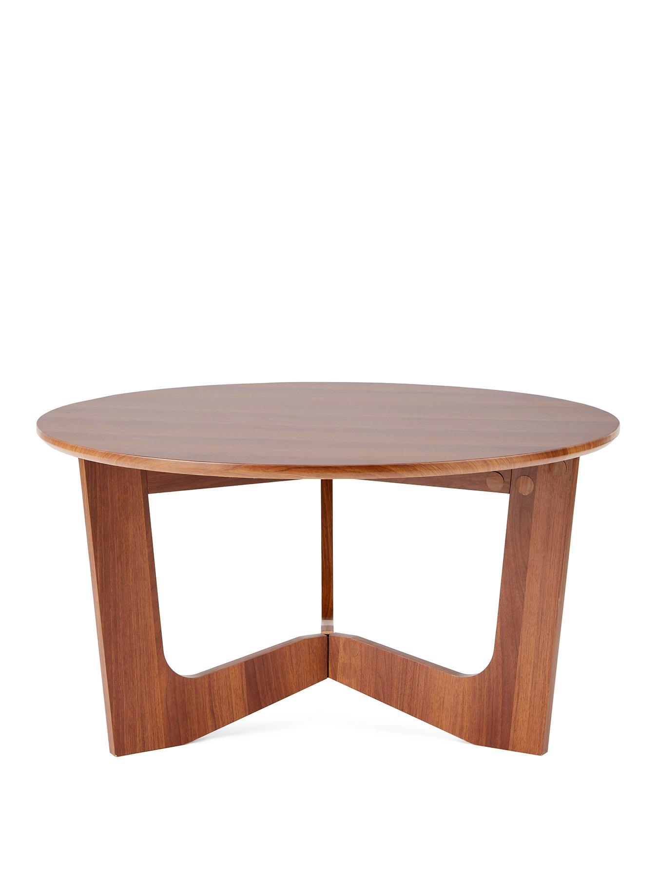 Very Home Marcel Round Coffee Table Walnut