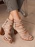  image of mint-velvet-freya-neutral-strappy-heels