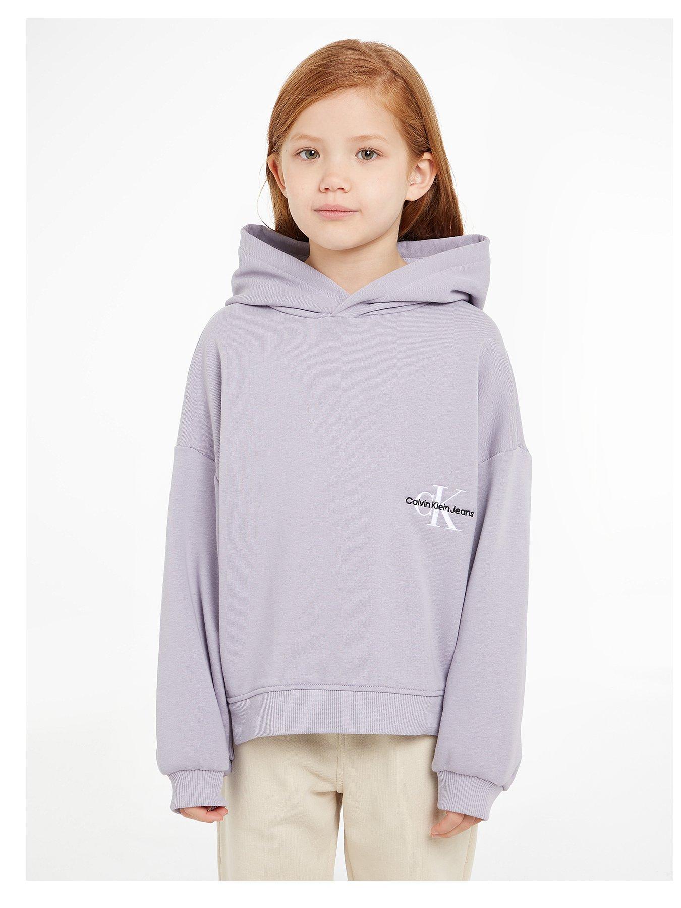 Girls calvin deals klein hoodie