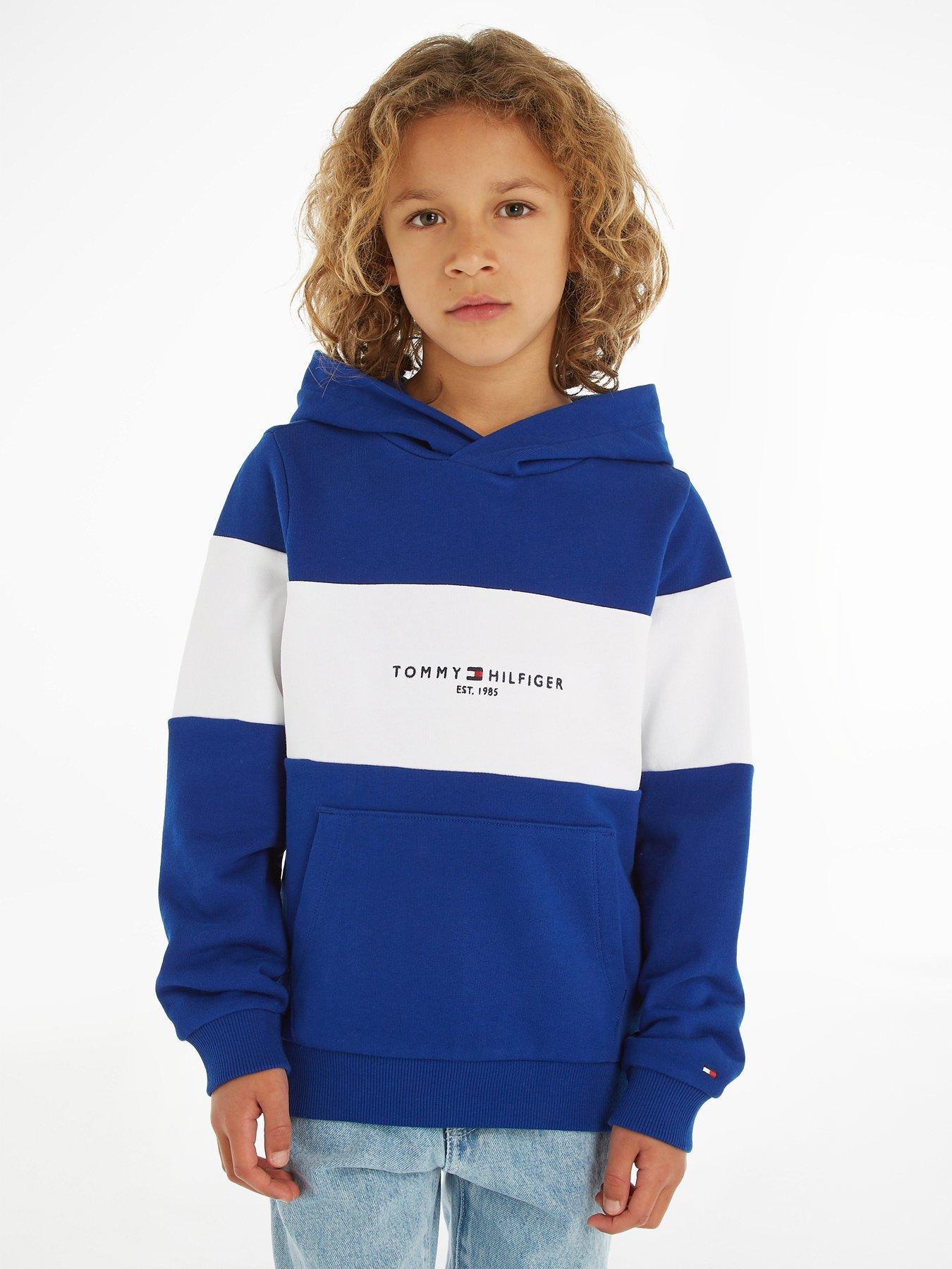 Tommy Hilfiger Classic Logo Hoodie - Dark Blue