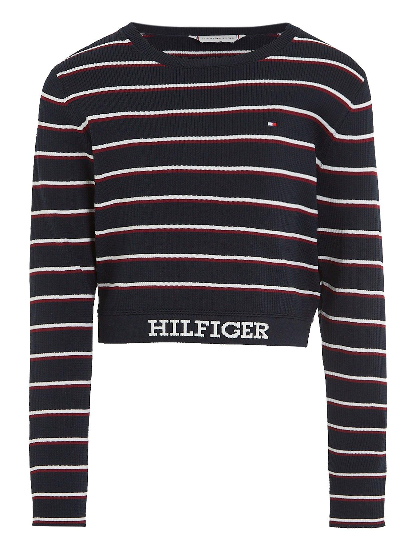 Tommy hilfiger sale cropped sweater