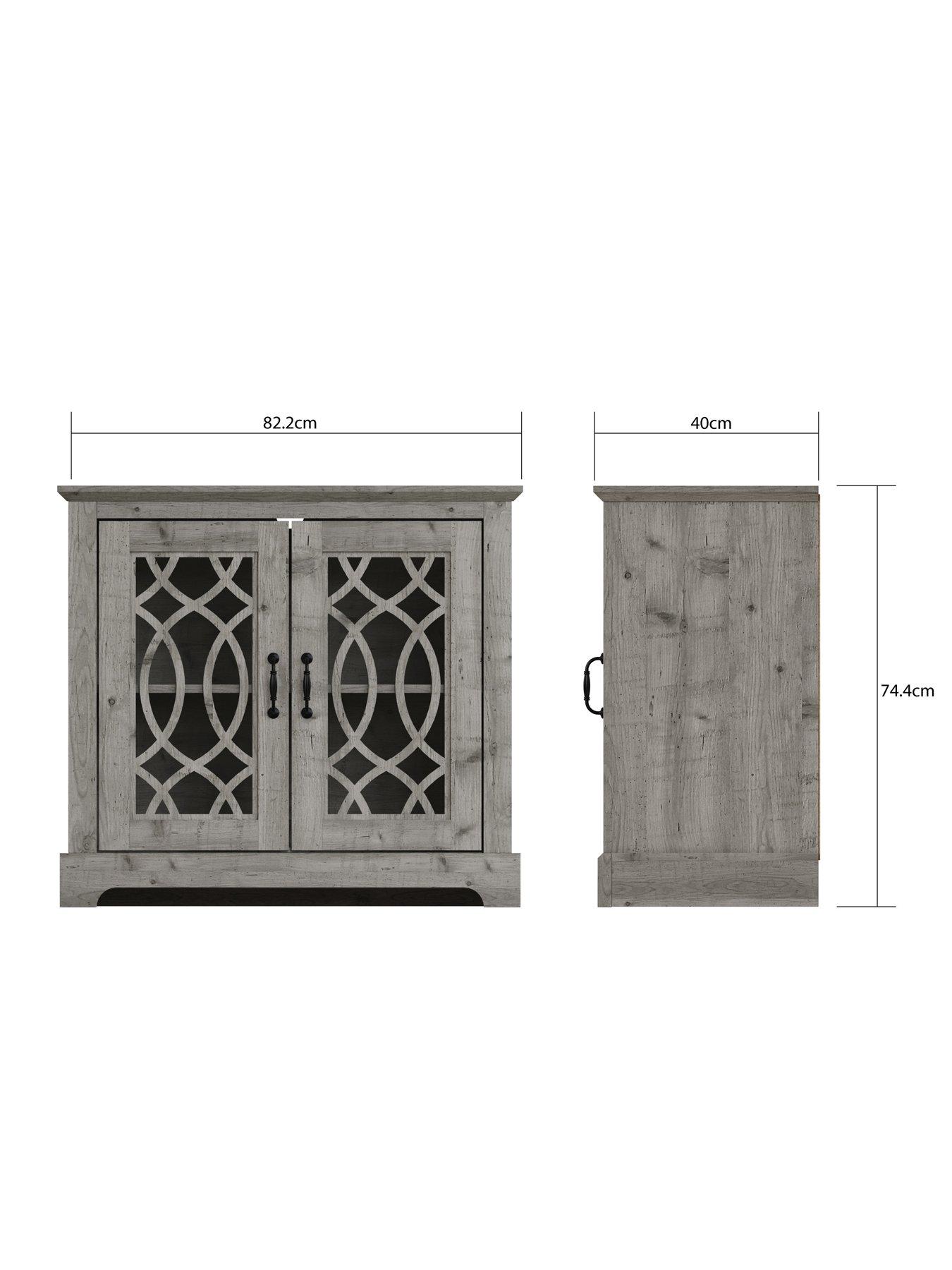 Image 6 of 6 of GFW Amelie 2 Door Sideboard - Grey