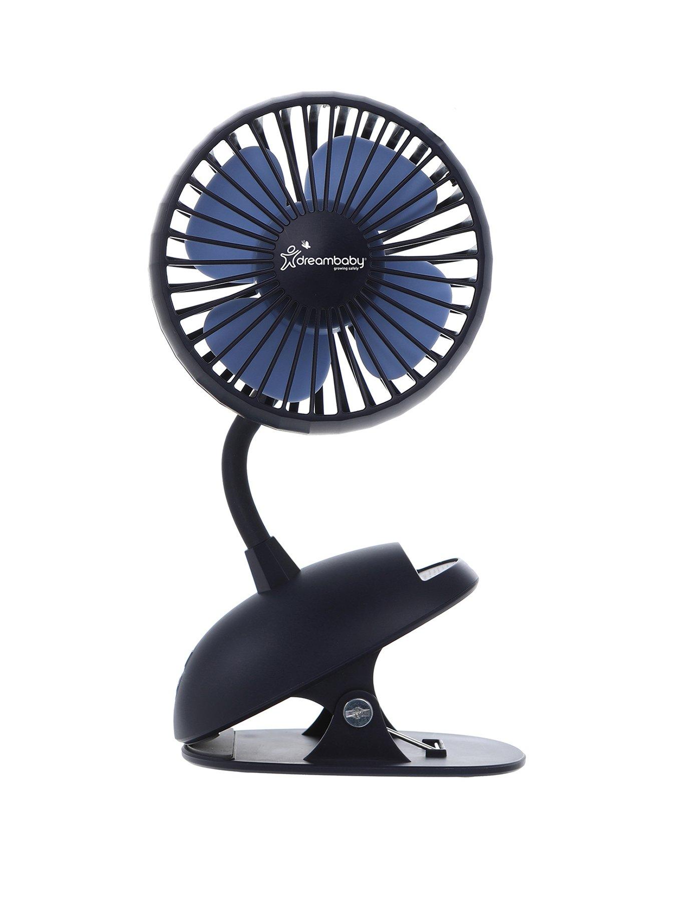 Dreambaby EZY-Fit Clip-on Fan with Soft Fins - Perfect for