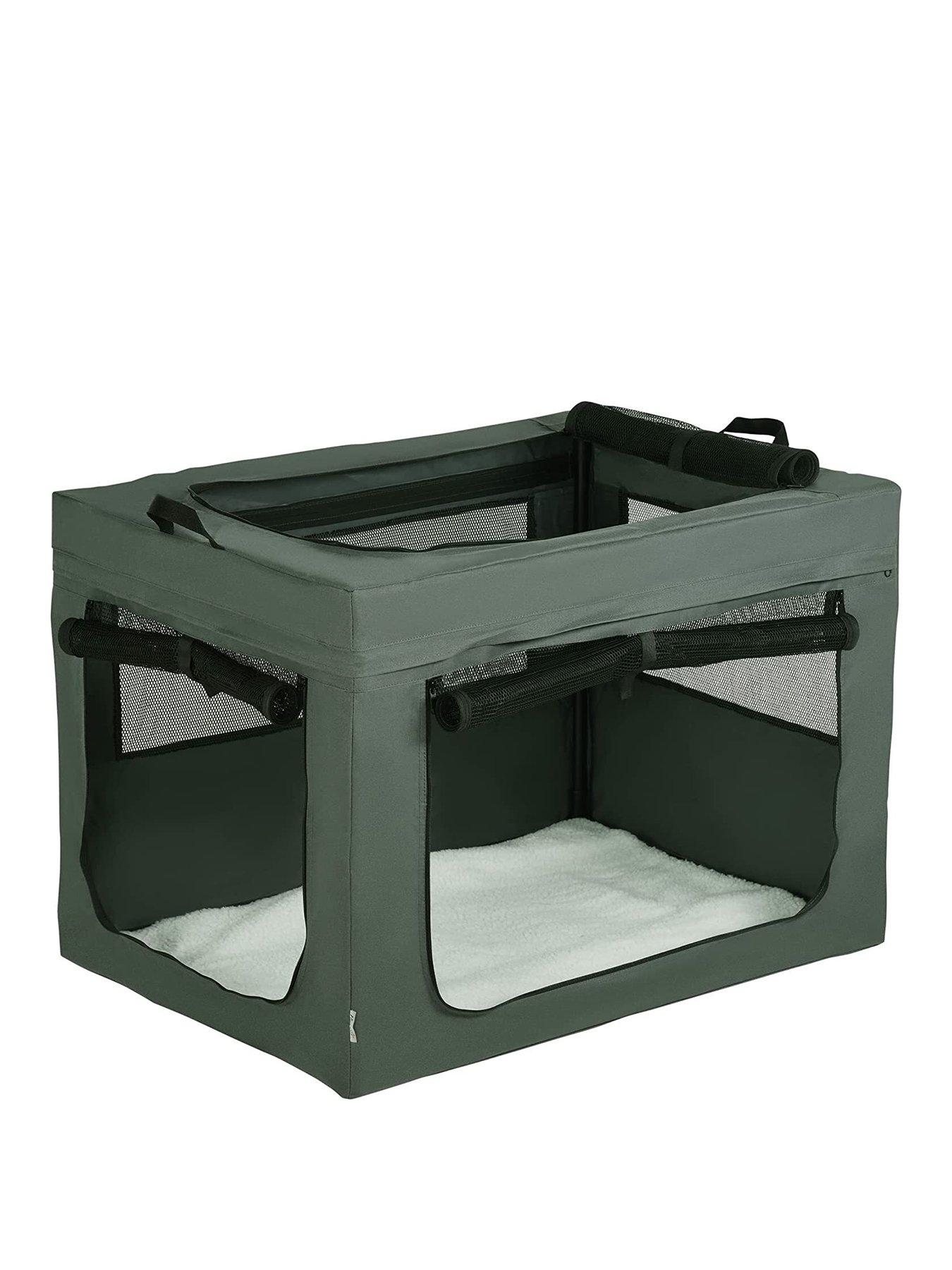 undefined Portable Pet Carrier with Cushion for Medium and Large Dogs - Grey (90cm)