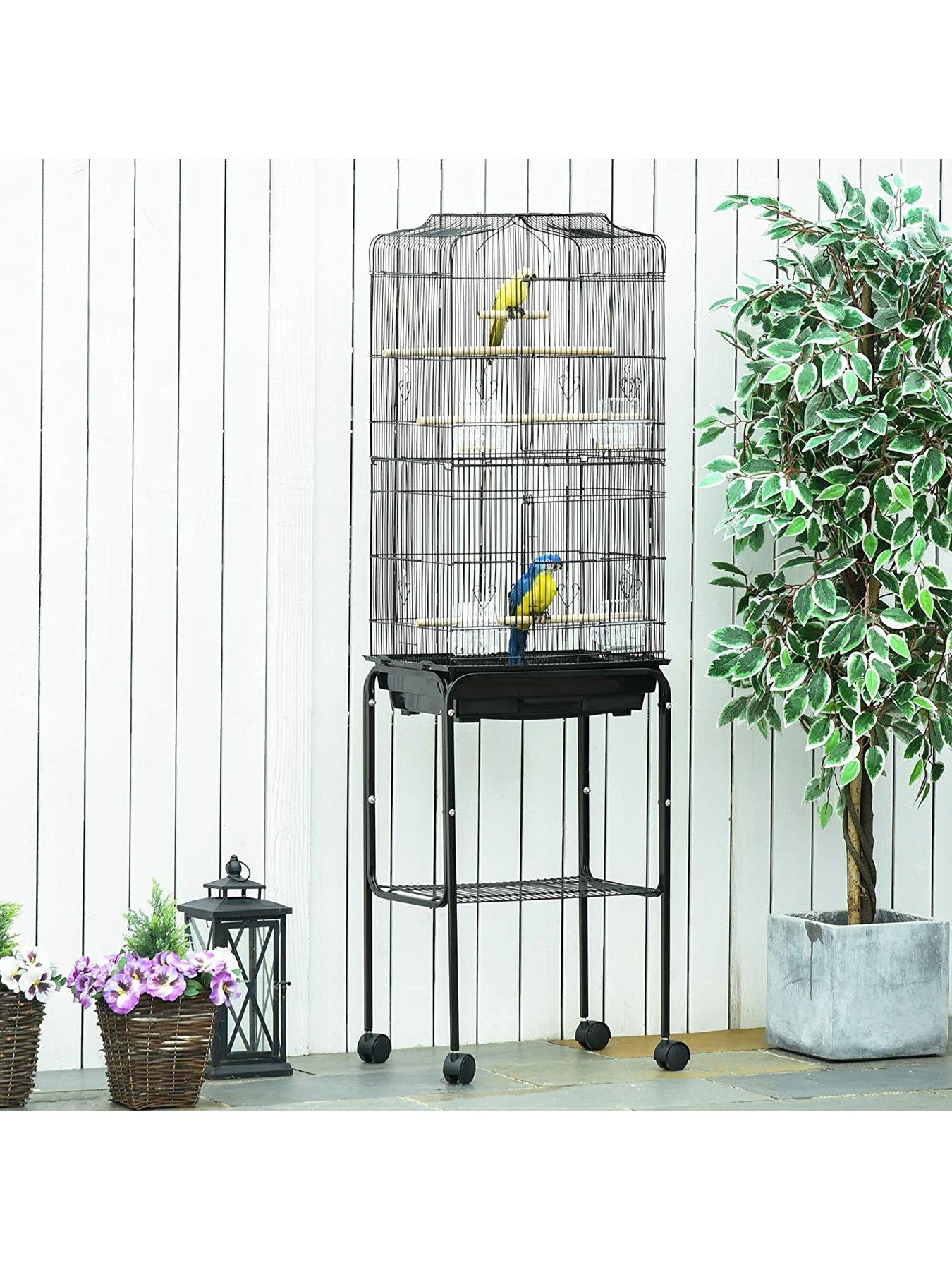 Large budgie cage with stand best sale