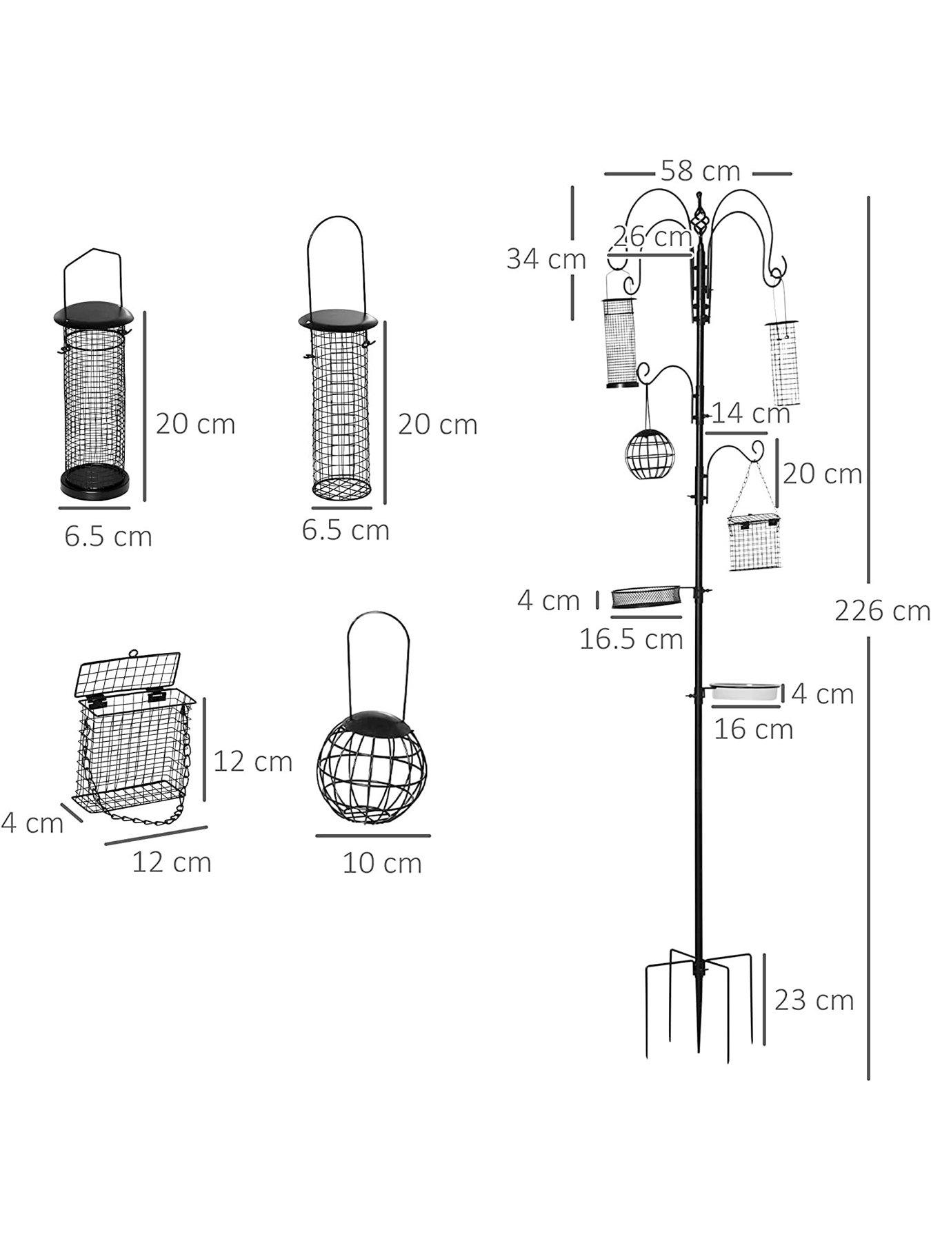 PawHut Bird Feeding Station Kit/Wild Bird Feeder