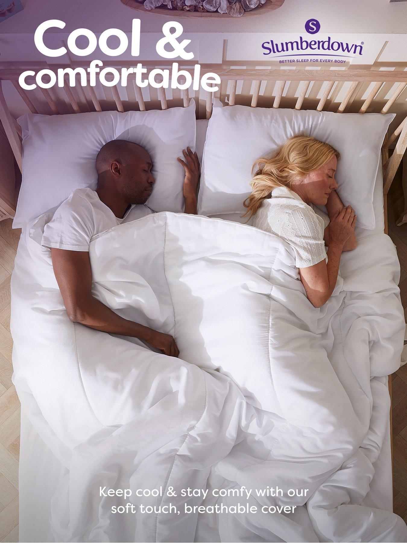 Slumberdown Cool Summer Nights 4.5 Tog Duvet - White