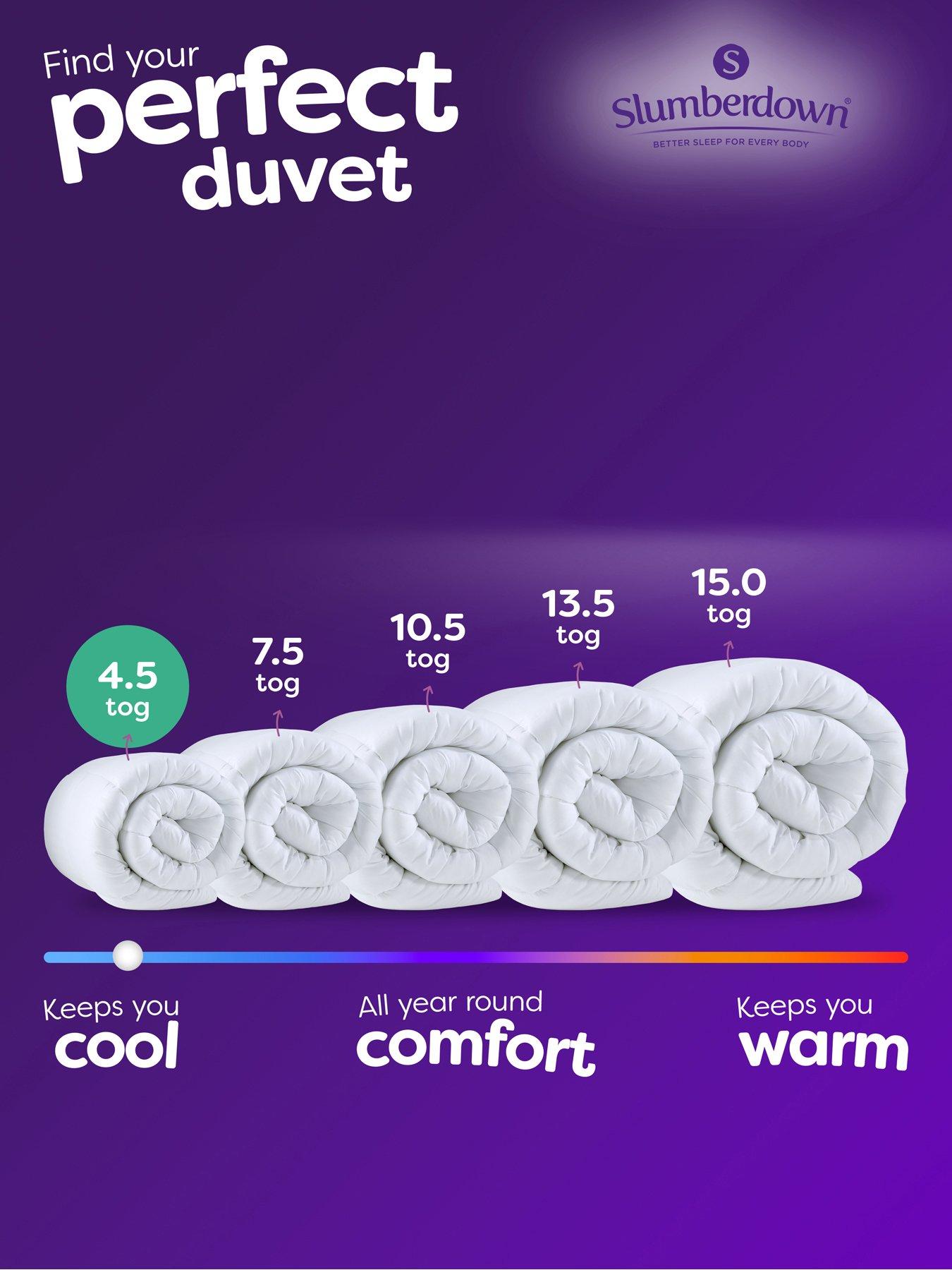 Image 7 of 7 of Slumberdown Cool Summer Nights 4.5 Tog Summer Duvet
