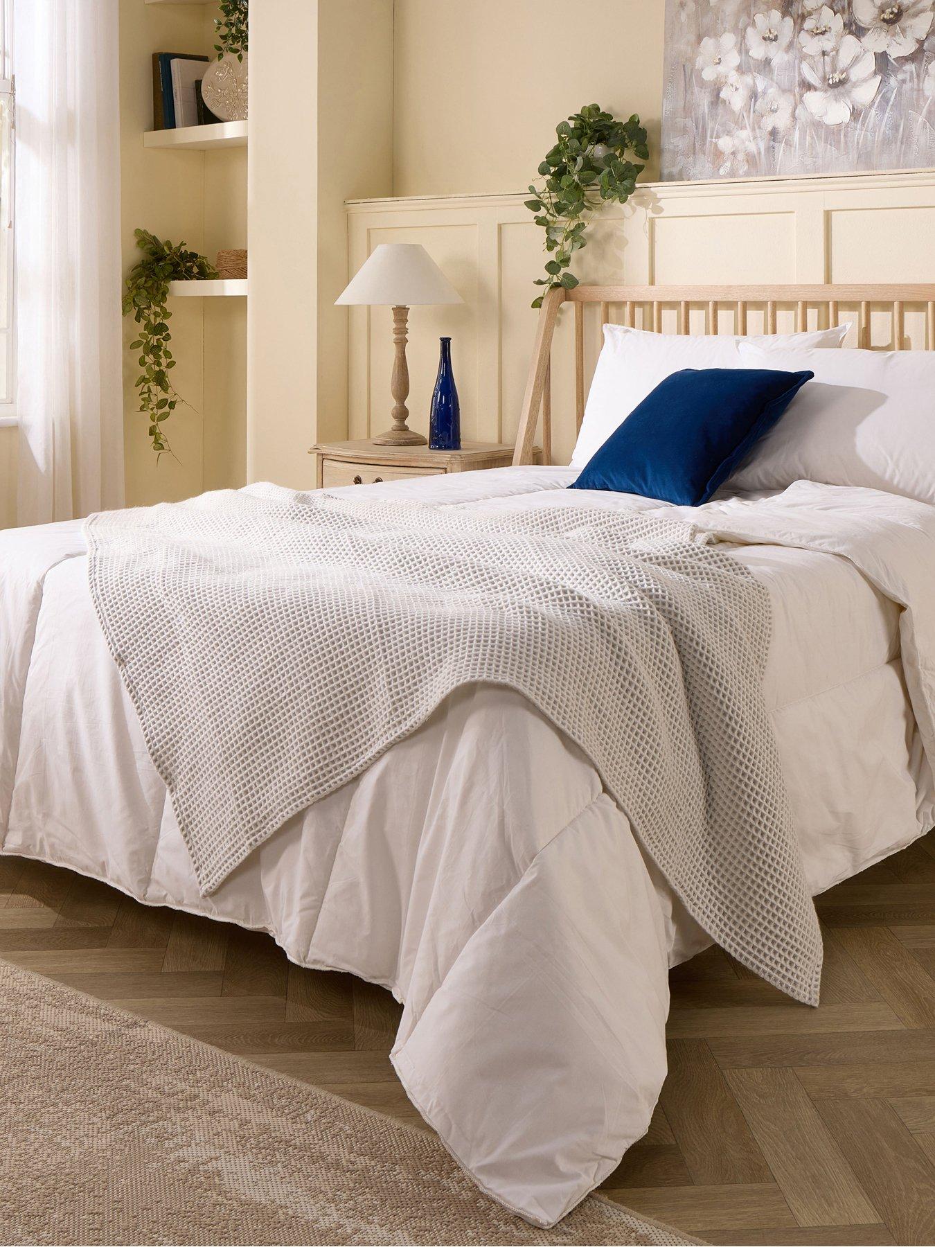 Slumberdown Wonderful Wool Duvet - 375 GSM Medium - White