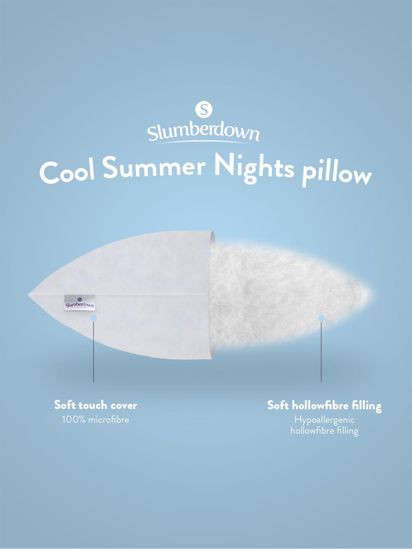  image of slumberdown-cool-summer-nights-pack-of-2-pillows-nbspfirm-support-white
