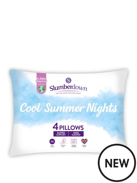 slumberdown-cool-summer-nights-pack-of-4-pillows-ndash-firm-support