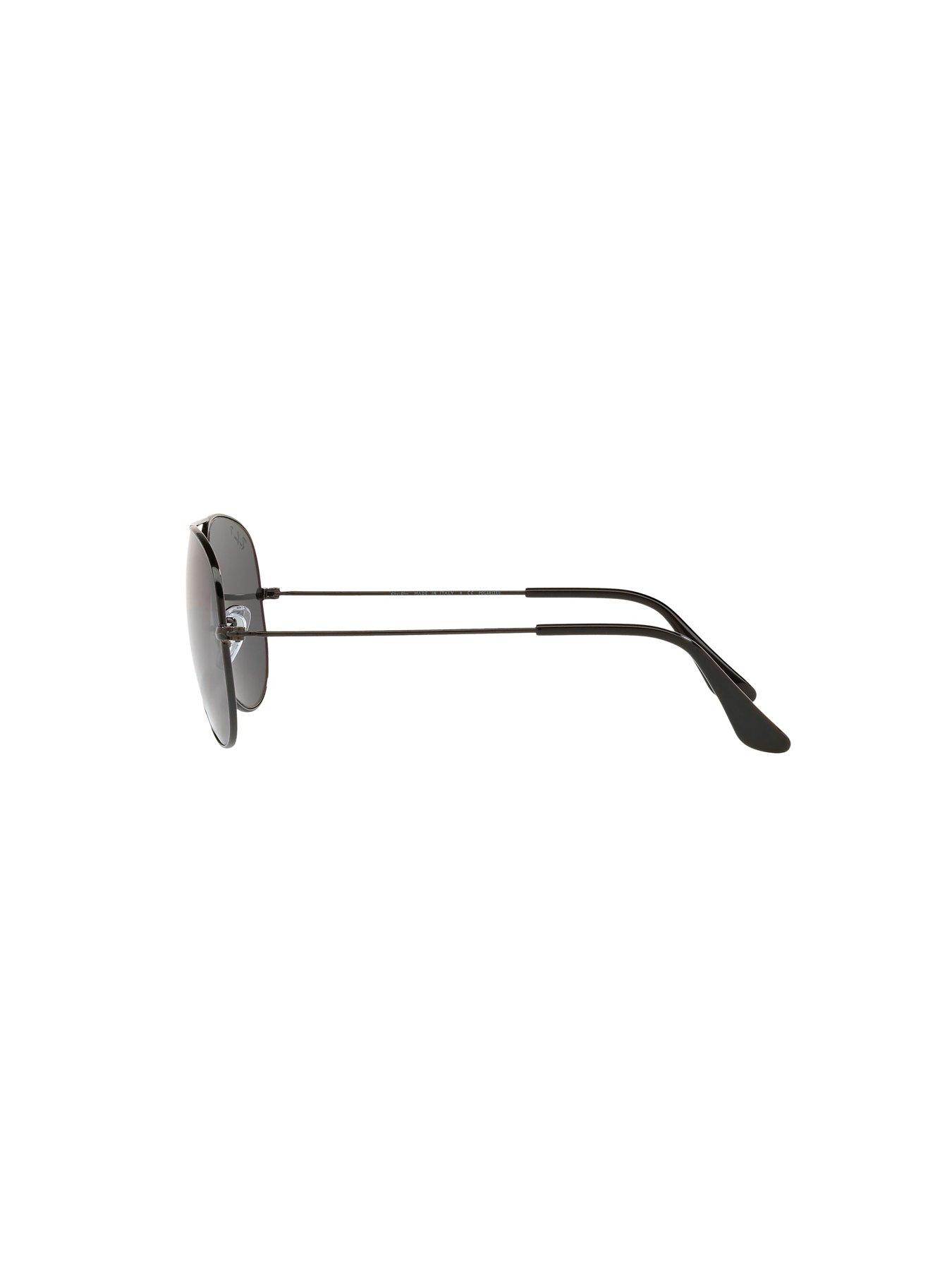 Image 2 of 4 of Ray-Ban Aviator Large Metal Sunglasses - Black