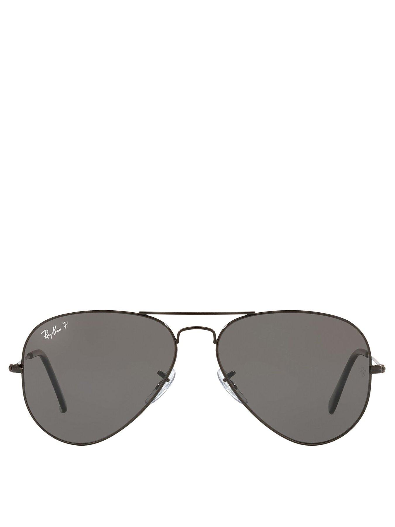 Image 3 of 4 of Ray-Ban Aviator Large Metal Sunglasses - Black