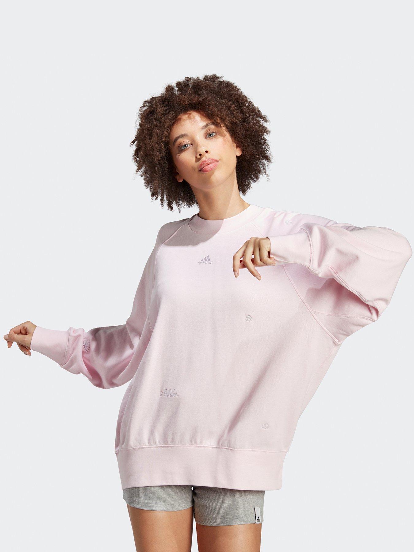 Adidas sweatshirt cheap womens pink