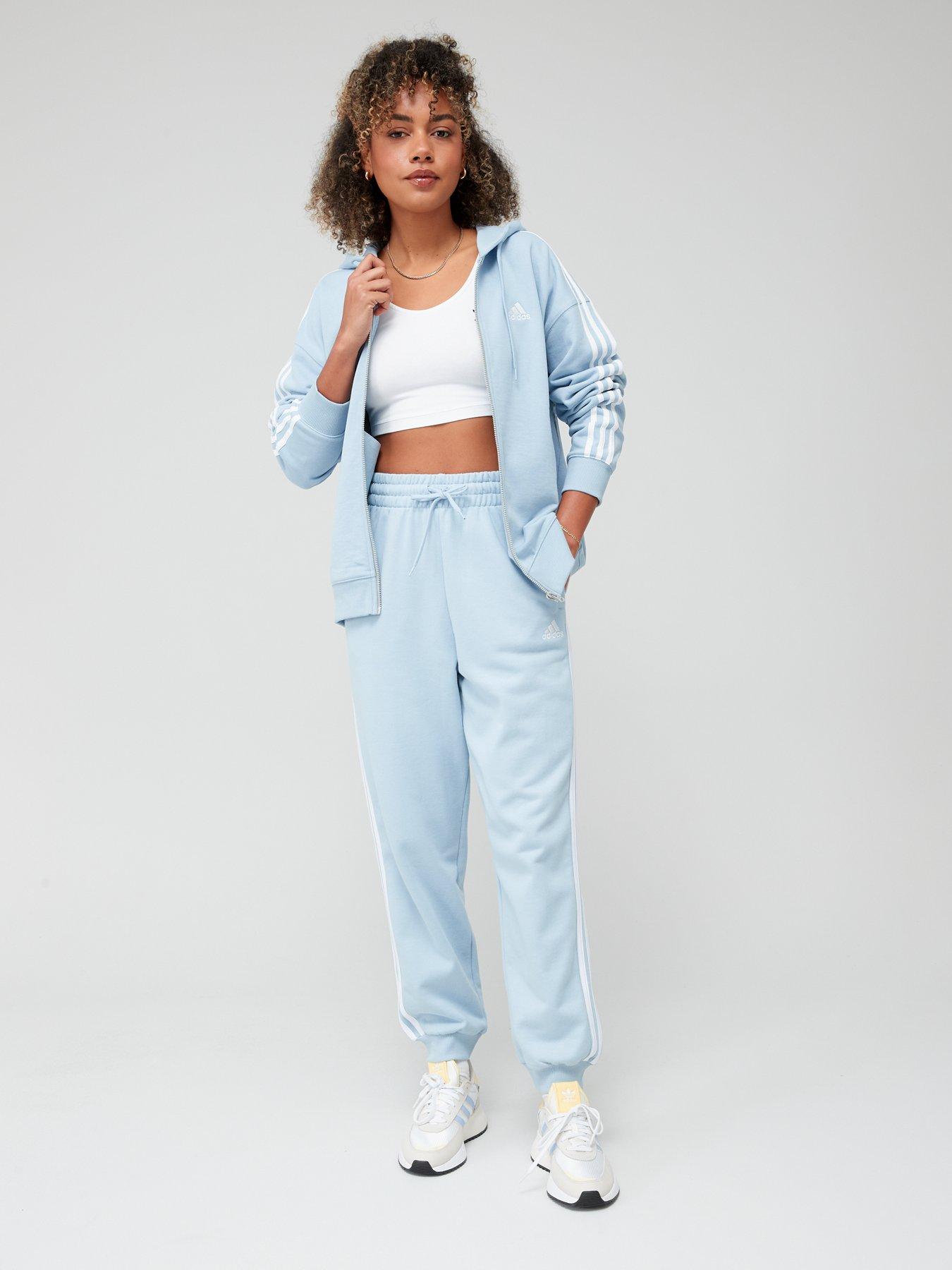 Adidas light blue discount joggers