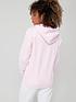  image of adidas-sportswear-essentials-3-stripes-french-terry-regular-full-zip-hoodie-pink