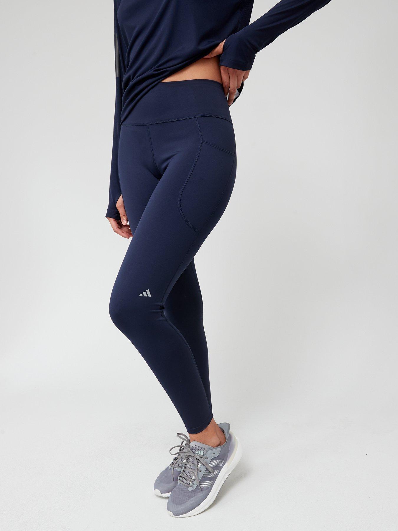 adidas Women's Performance Optime Stash Pocket High-waisted 7/8 Leggings -  NAVY