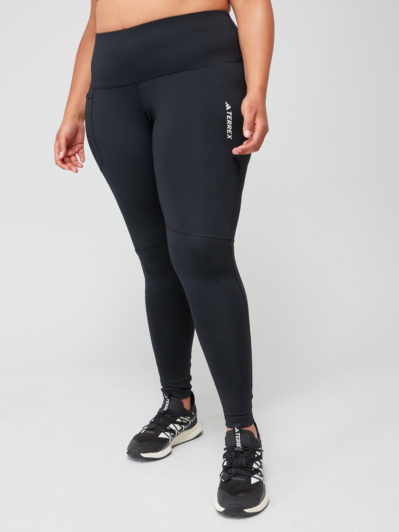 adidas Women's Performance Techfit Stash Pocket Full-length Leggings -  BLACK/WHITE