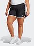  image of adidas-performance-marathon-20-running-shorts-blackwhite