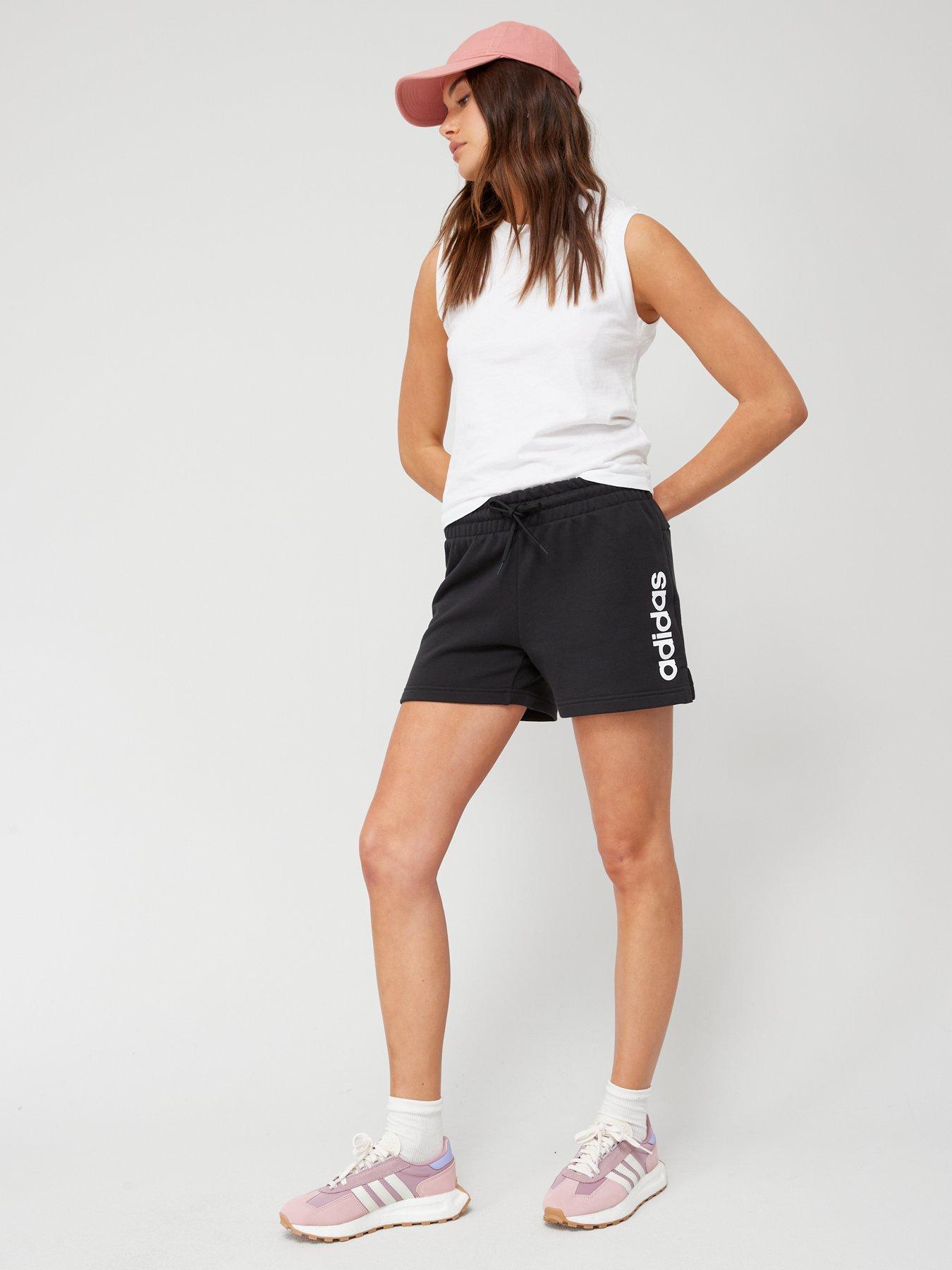 Adidas women's store essentials linear shorts