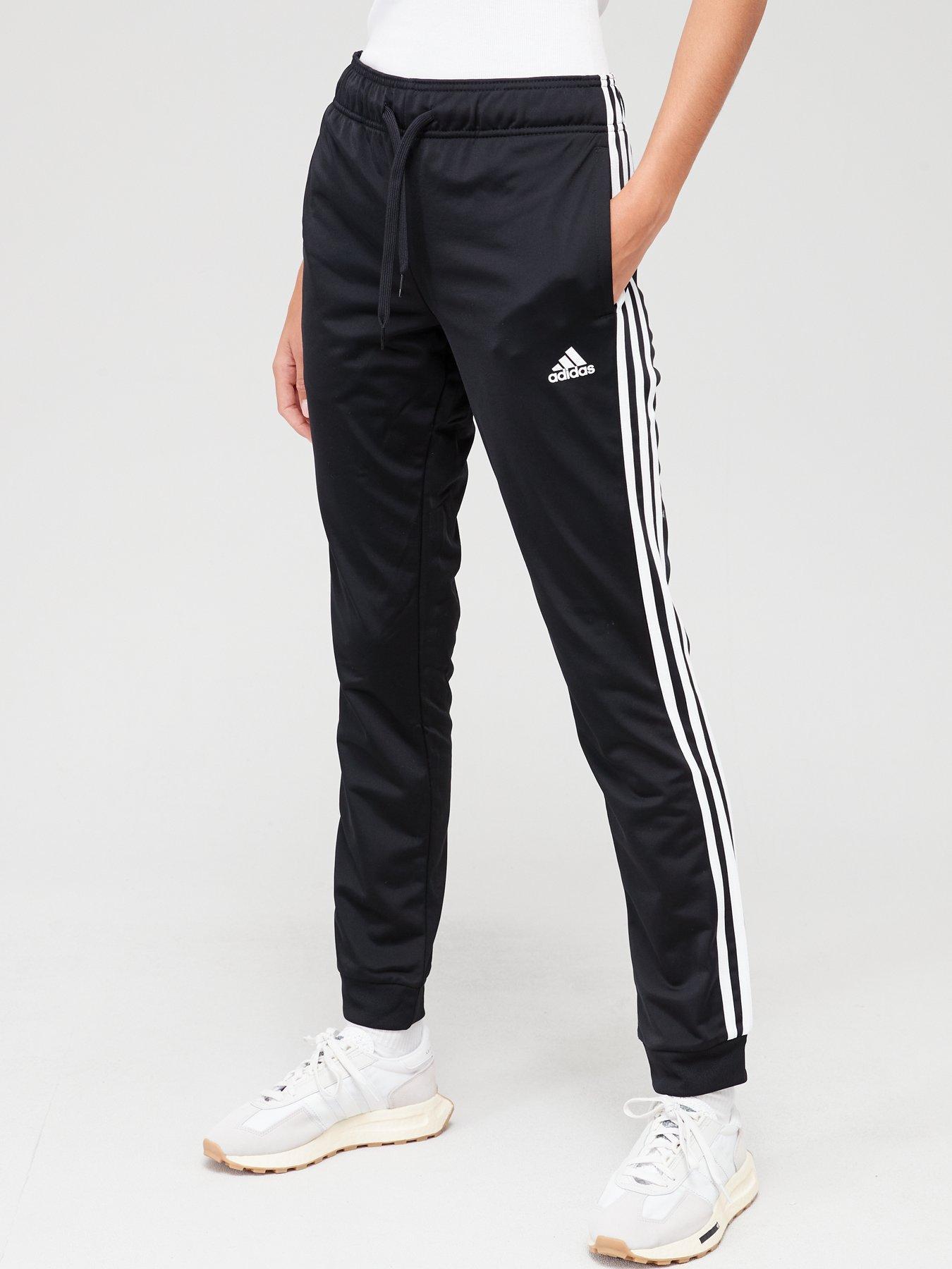 adidas Primegreen Essentials Linear Logo Track Suit Black