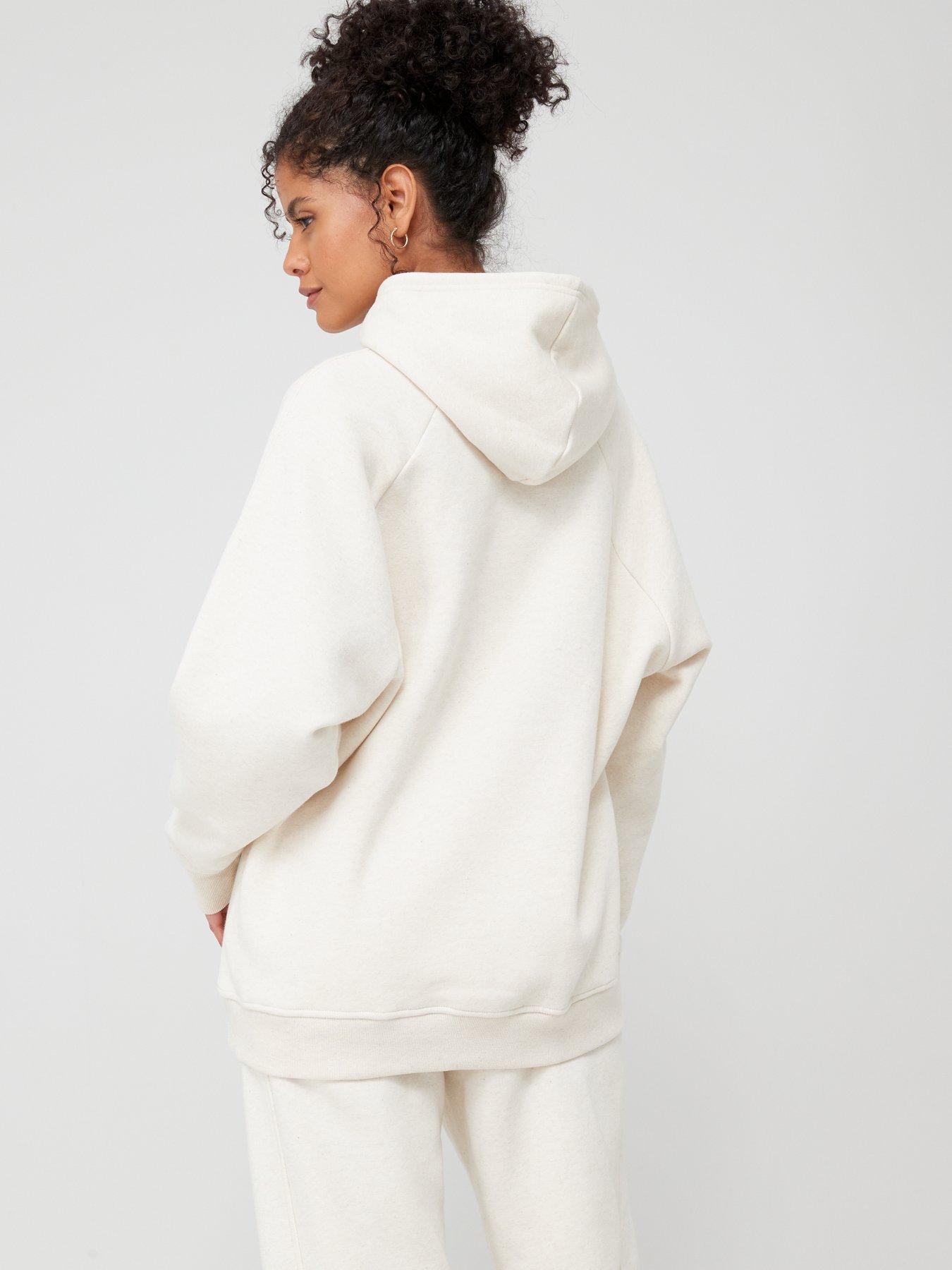 adidas Sportswear Women's Sportswear All Szn Fleece Boyfriend Hoodie - OFF  WHITE